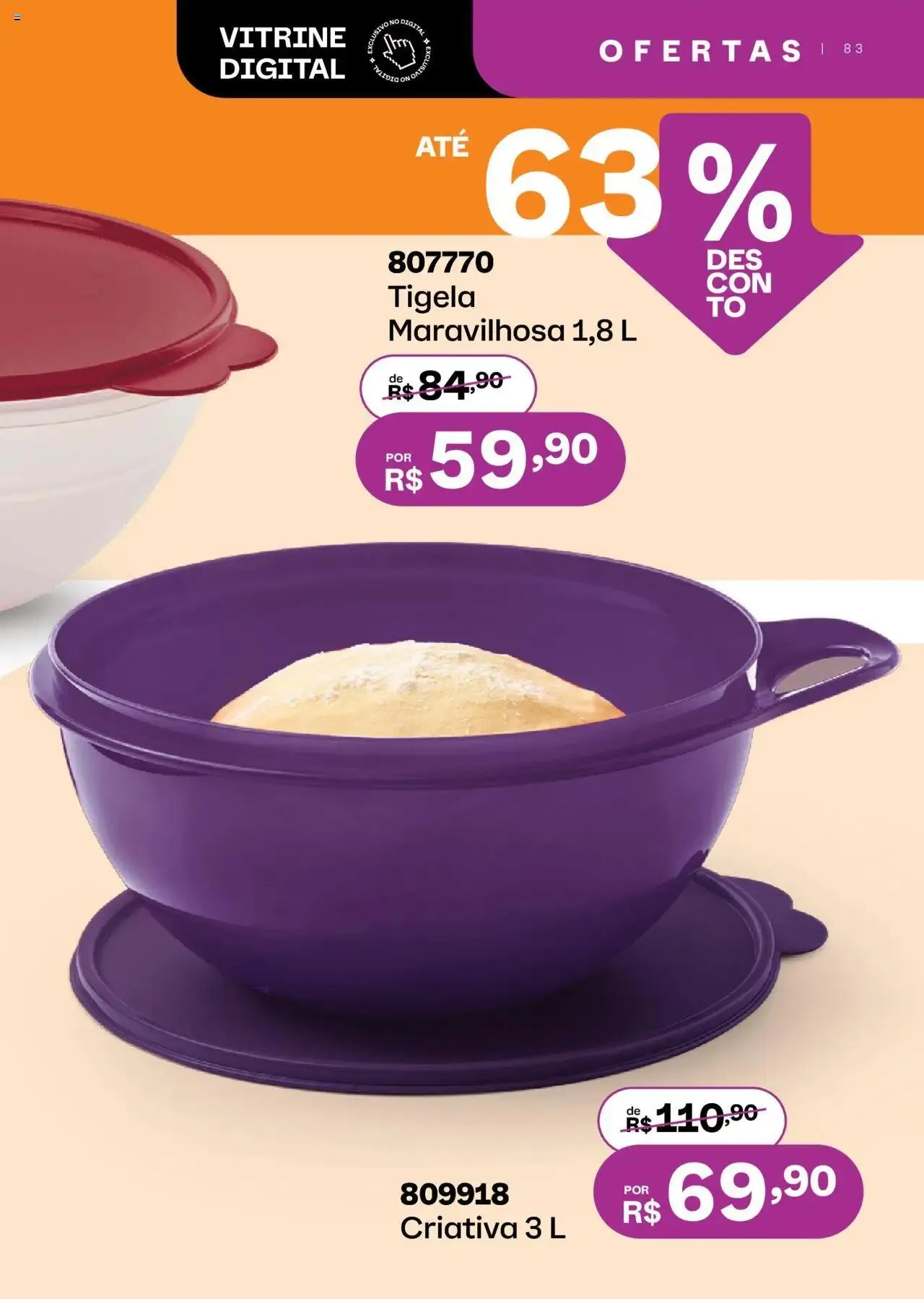 Encarte de Tupperware - Catálogo Vitrine 03 1 de março até 31 de março 2025 - Pagina 83