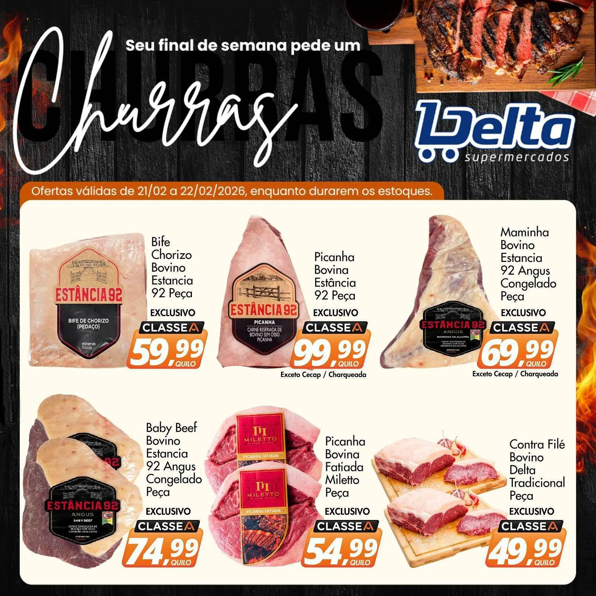 Encarte de Catálogo Delta Supermercados 21 de fevereiro até 22 de fevereiro 2026 - Pagina 1