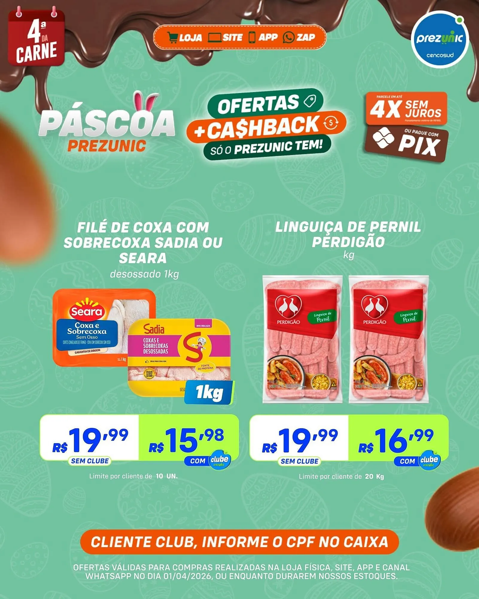 Encarte de Encarte Prezunic 1 de abril até 1 de abril 2026 - Pagina 4