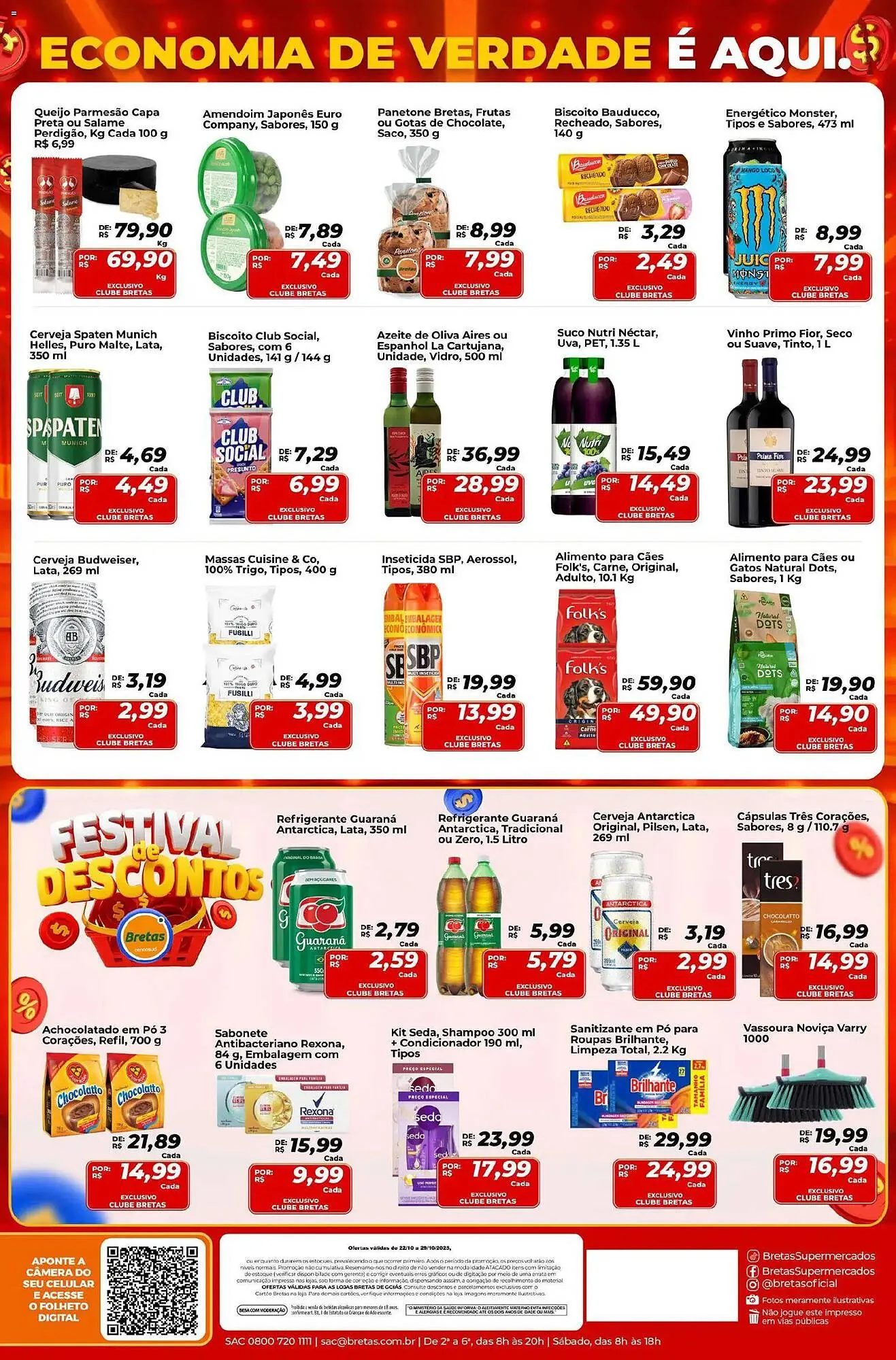 Encarte de Catálogo Supermercados Bretas 22 de outubro até 30 de outubro 2025 - Pagina 2