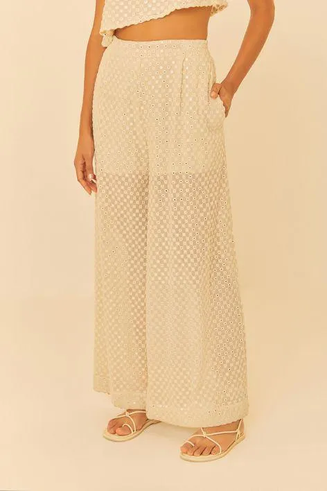 Calça Cintura Baixa Estampada Novo Ano