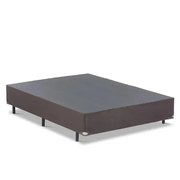 Base Cama Box King Star Suede Marrom