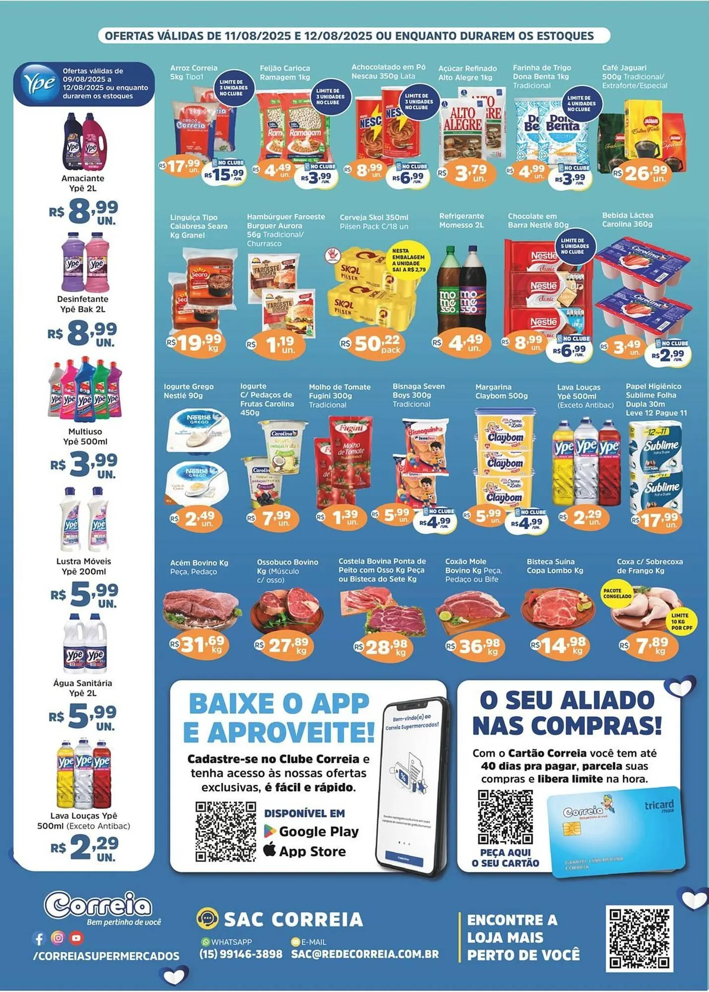 Encarte de Catálogo Supermercados Correia 8 de agosto até 10 de agosto 2025 - Pagina 2