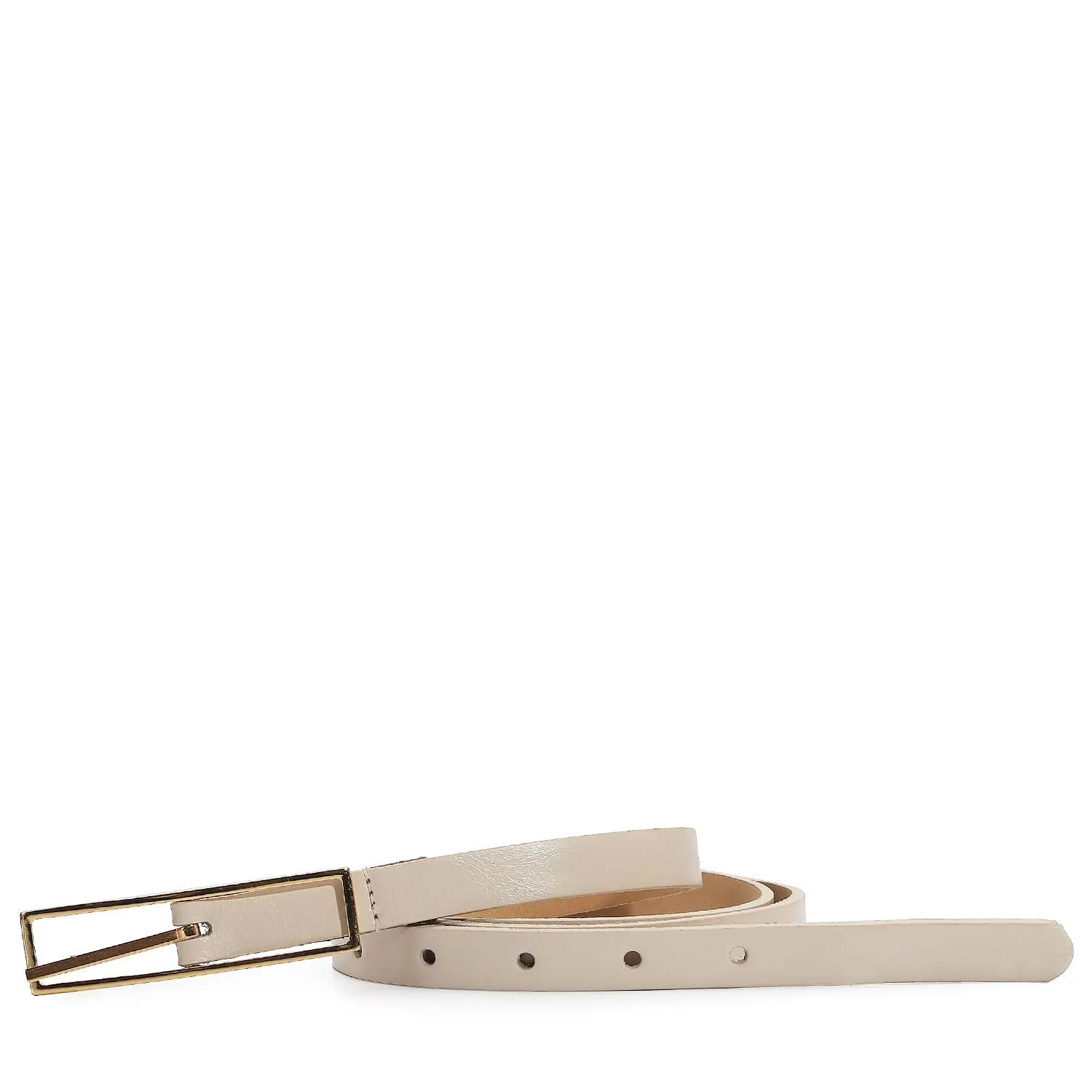 Cinto Couro Off White