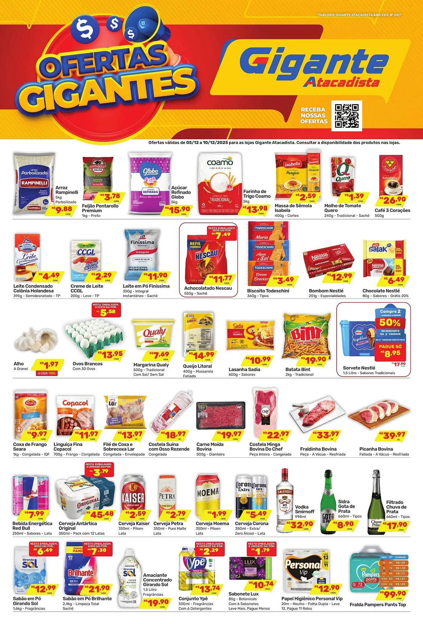 Encarte de Encarte Gigante Atacadista 5 de dezembro até 10 de dezembro 2025 - Pagina 1
