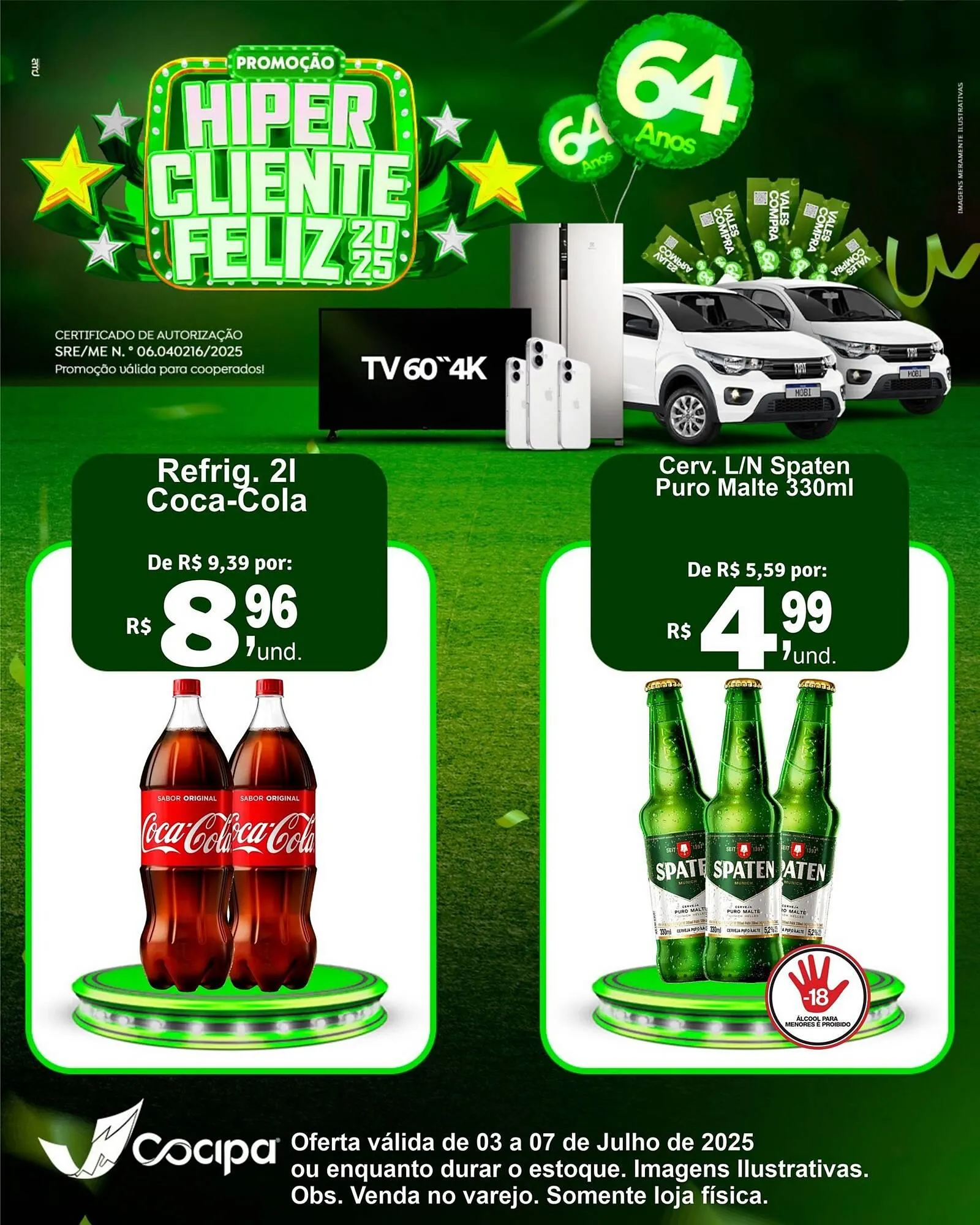 Encarte de Catálogo Cocipa 3 de julho até 7 de julho 2025 - Pagina 1