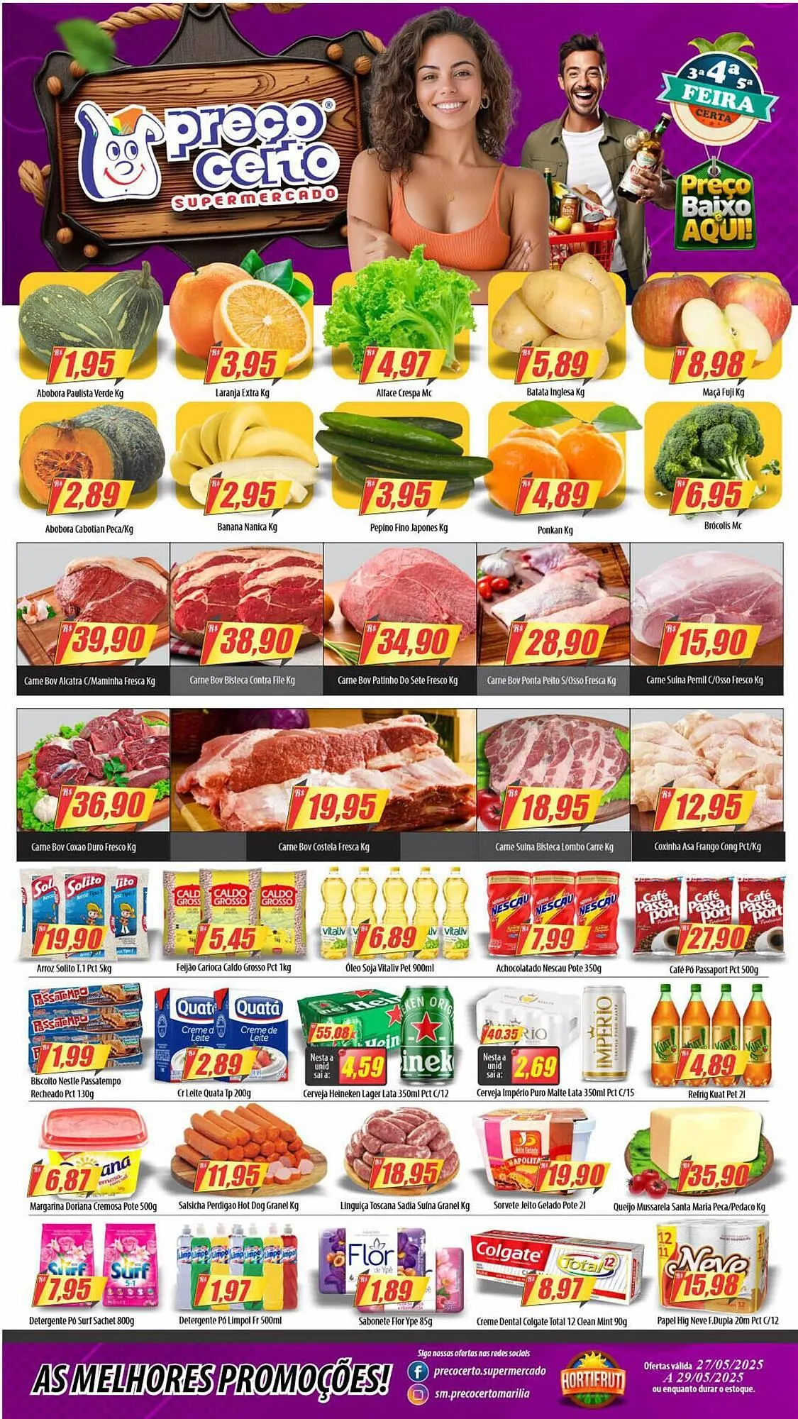 Encarte de Catálogo Preço Certo 27 de maio até 29 de maio 2025 - Pagina 1