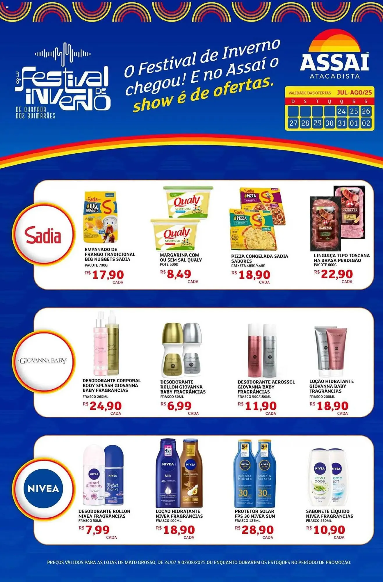 Encarte de Catálogo Assaí Atacadista 24 de julho até 2 de agosto 2025 - Pagina 1