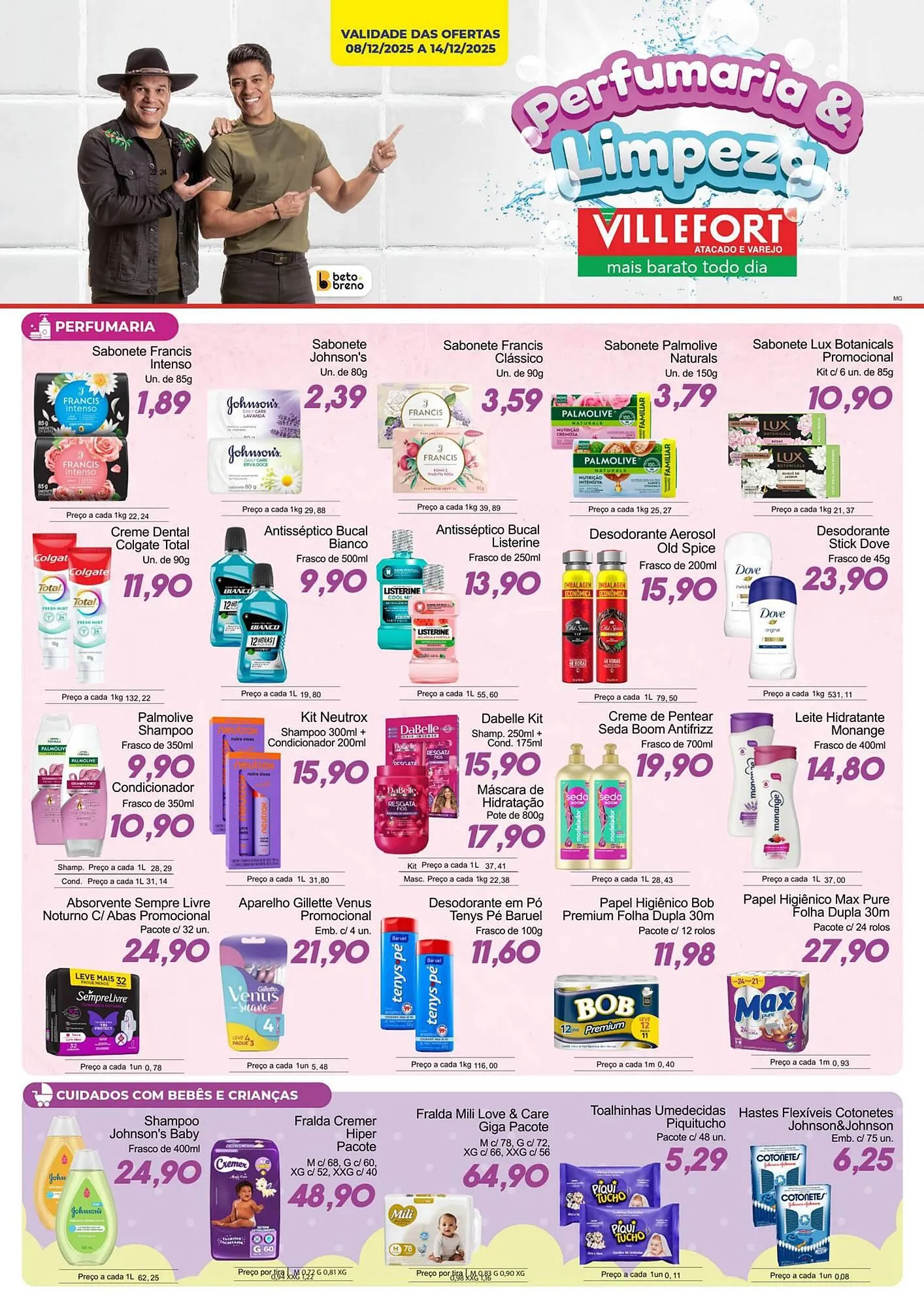 Encarte de Catálogo Villefort Atacadista 8 de dezembro até 14 de dezembro 2025 - Pagina 1