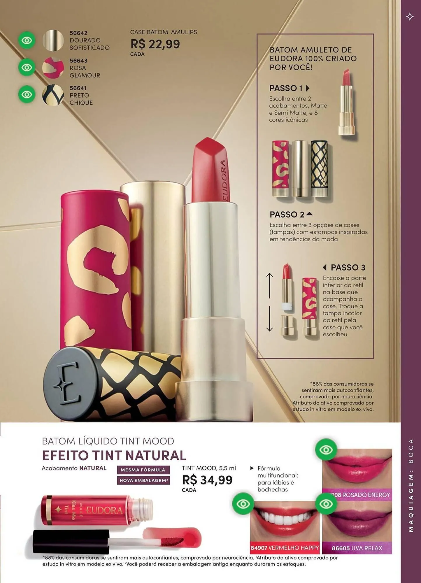 Encarte de Catálogo Eudora 27 de janeiro até 28 de fevereiro 2026 - Pagina 49