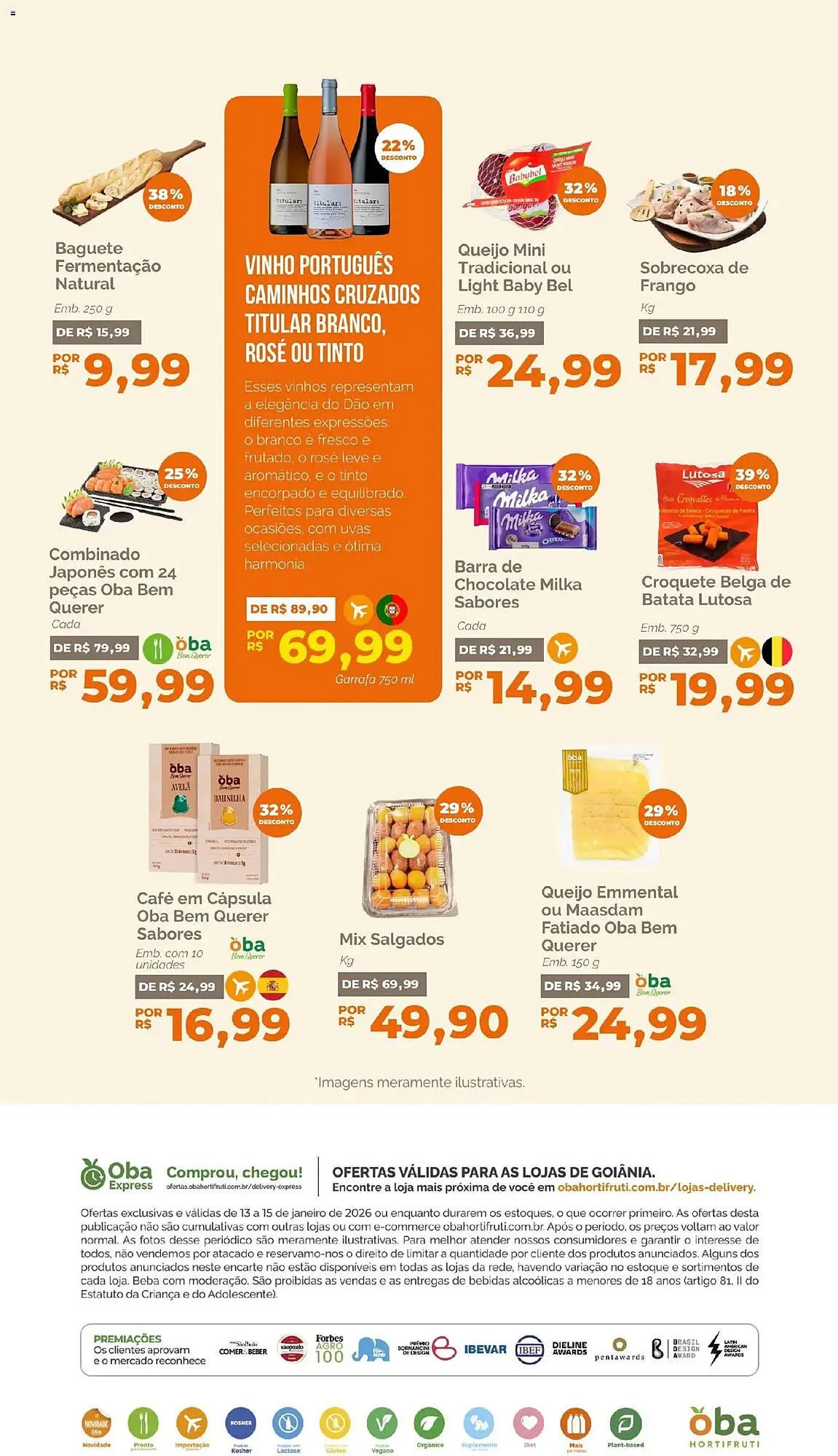 Encarte de Folheto Oba Hortifruti 13 de janeiro até 15 de janeiro 2026 - Pagina 7