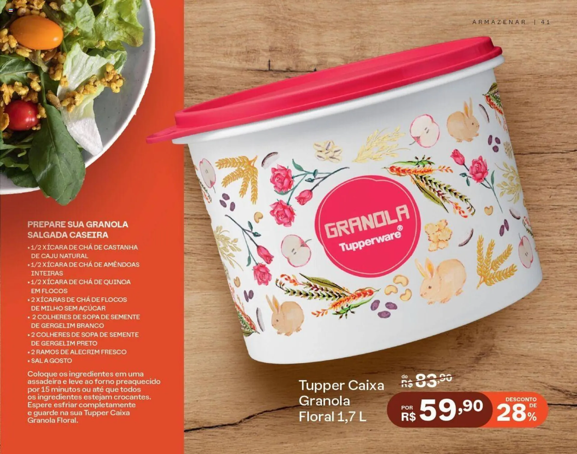 Encarte de Catálogo Tupperware 1 de abril até 30 de abril 2024 - Pagina 42