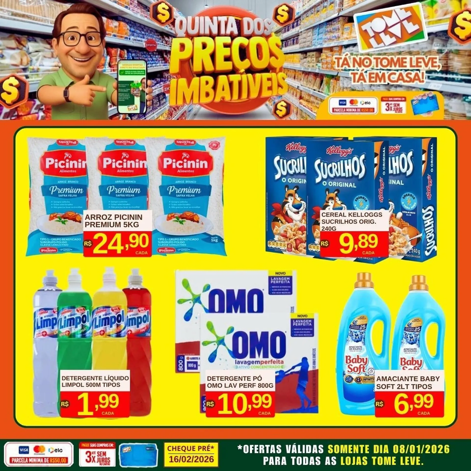 Encarte de Catálogo Tome Leve 8 de janeiro até 8 de janeiro 2026 - Pagina 1