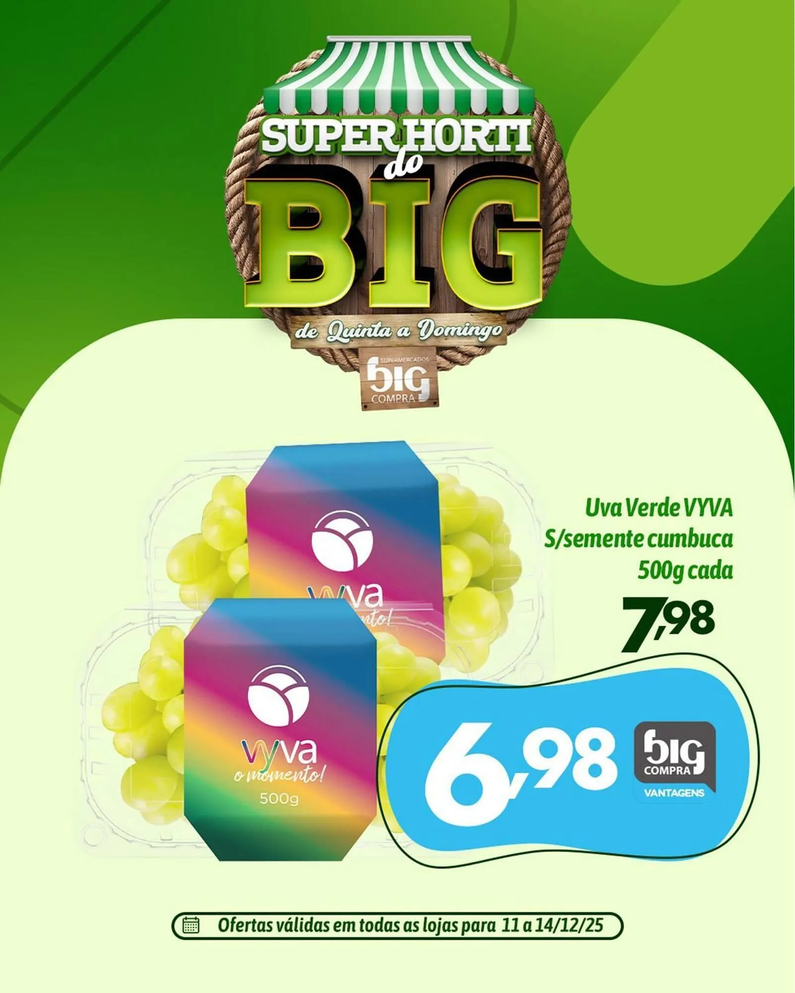 Encarte de Catálogo Supermercados Big Compra 11 de dezembro até 14 de dezembro 2025 - Pagina 2