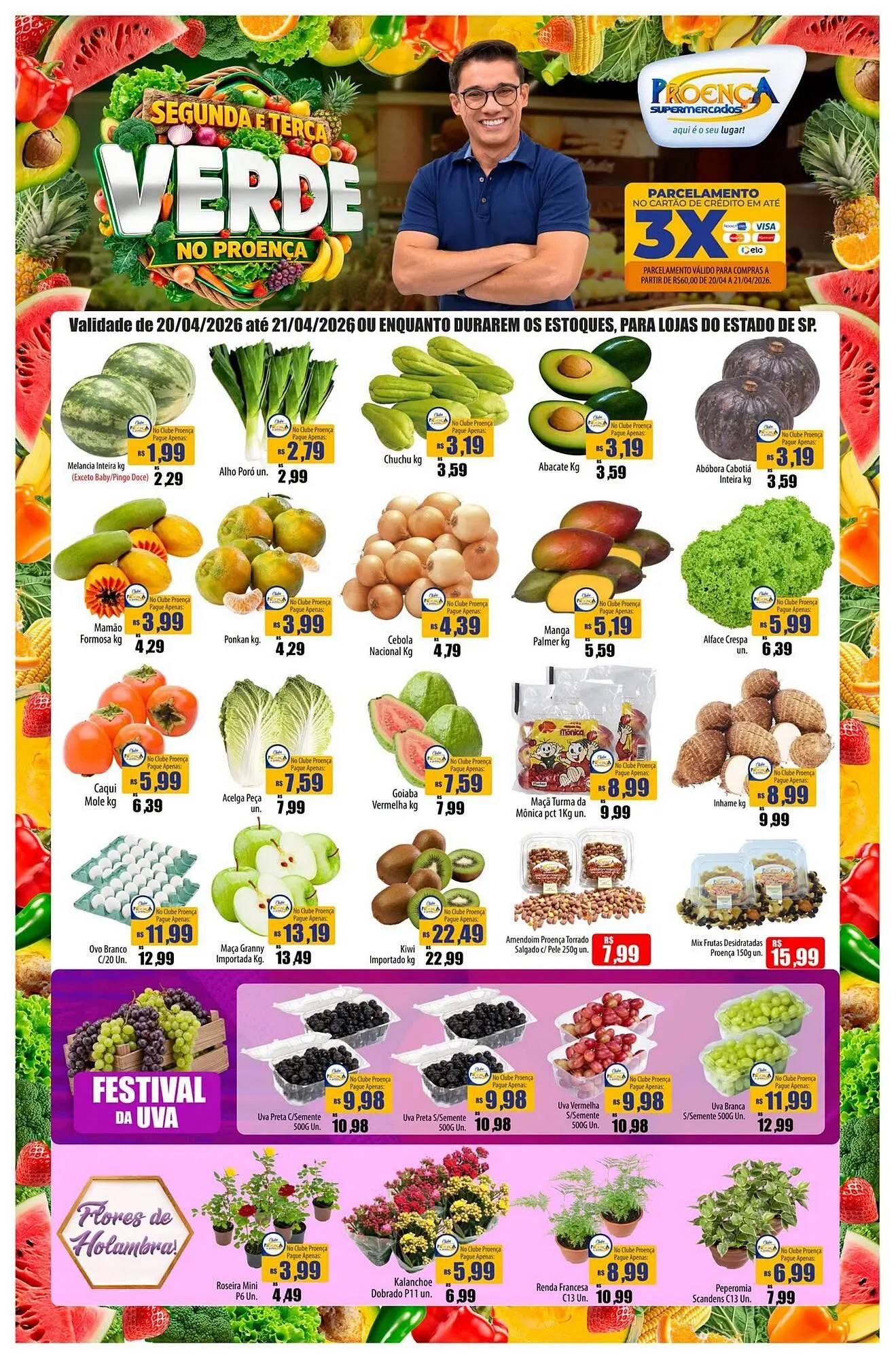 Encarte de Catálogo Proença Supermercados 20 de abril até 21 de abril 2026 - Pagina 1