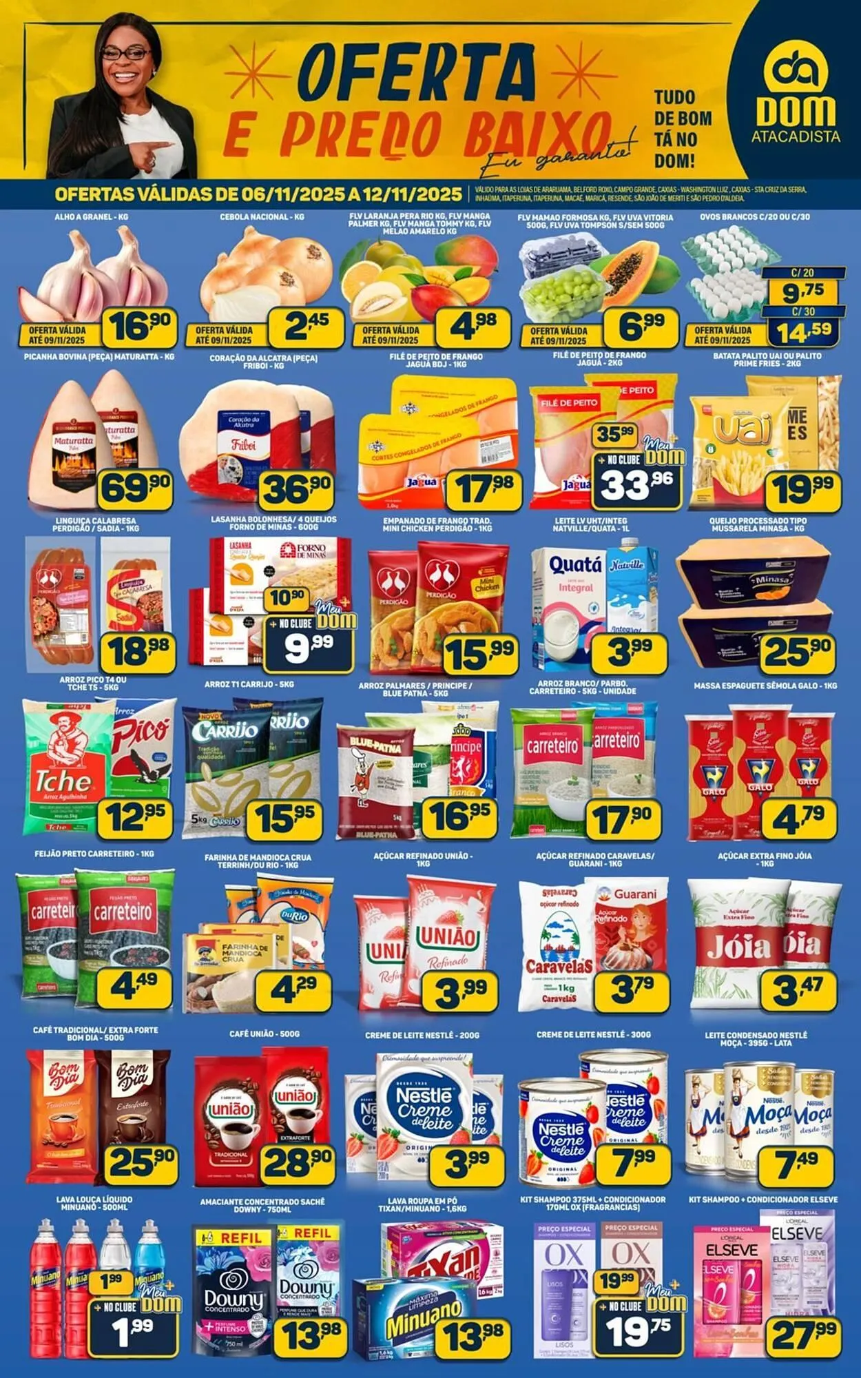 Encarte de Encarte Dom Atacadista 6 de novembro até 12 de novembro 2025 - Pagina 1
