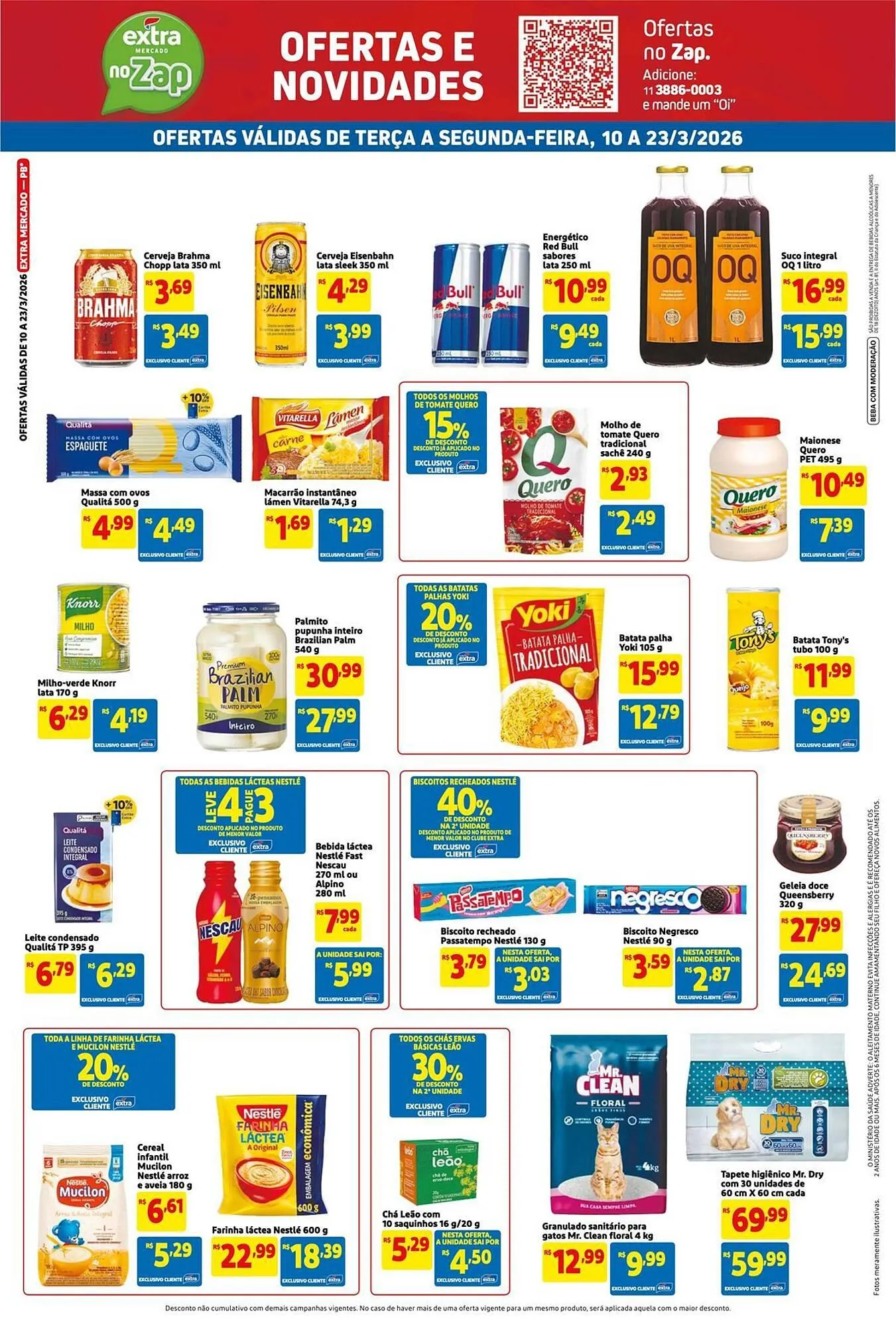 Encarte de Encarte Mercado Extra 10 de março até 23 de março 2026 - Pagina 3