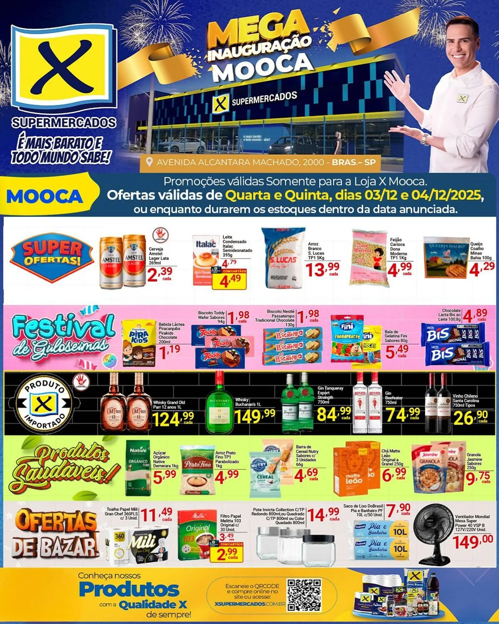 Folheto X Supermercados - 1