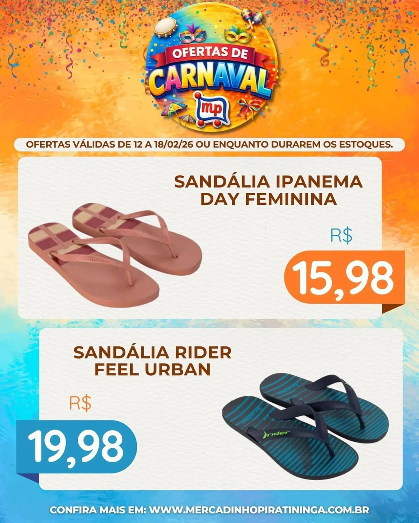 Encarte de Catálogo Mercadinho Piratininga 12 de fevereiro até 18 de fevereiro 2026 - Pagina 3