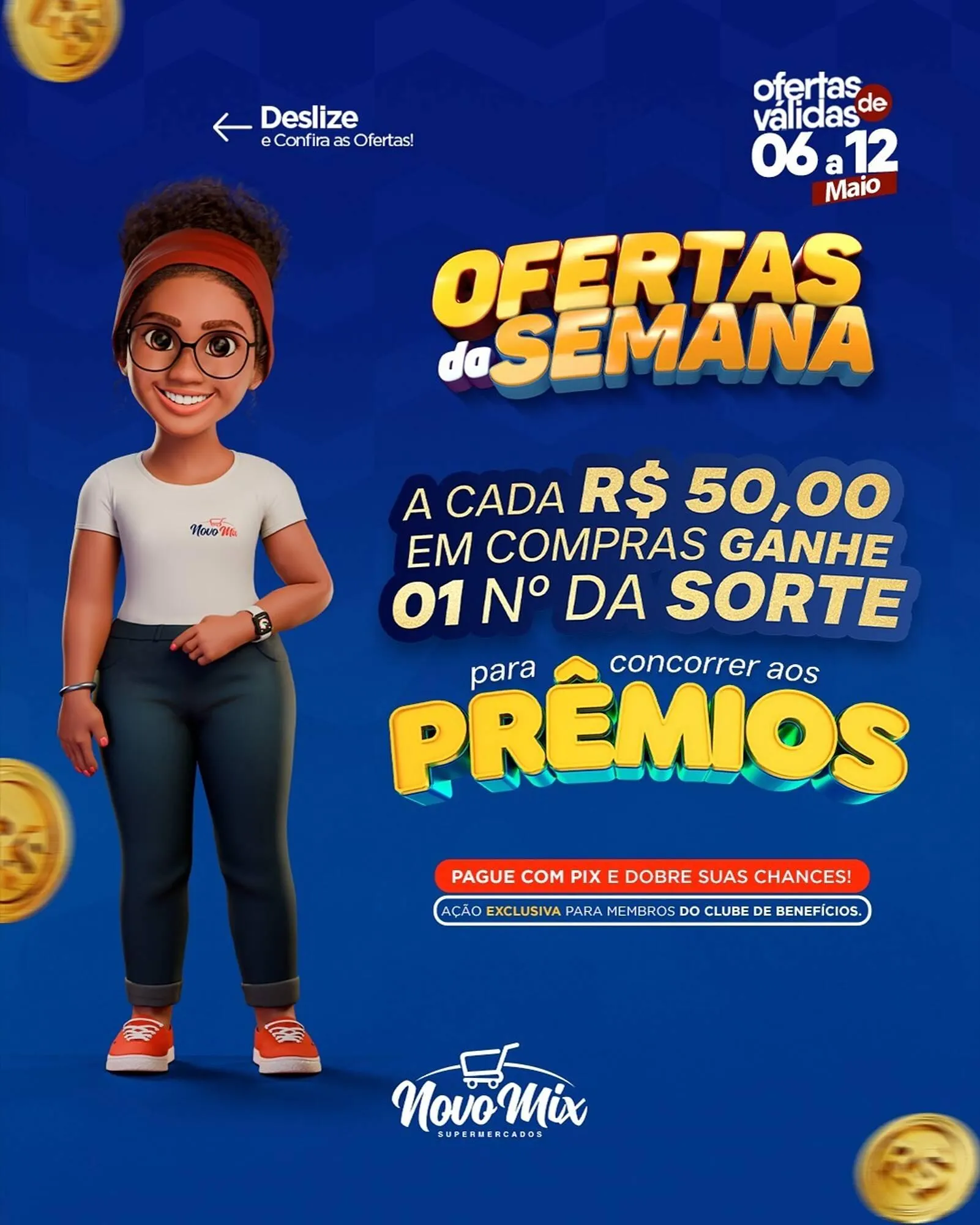 Encarte de Encarte Novo Mix 6 de maio até 12 de maio 2026 - Pagina 1