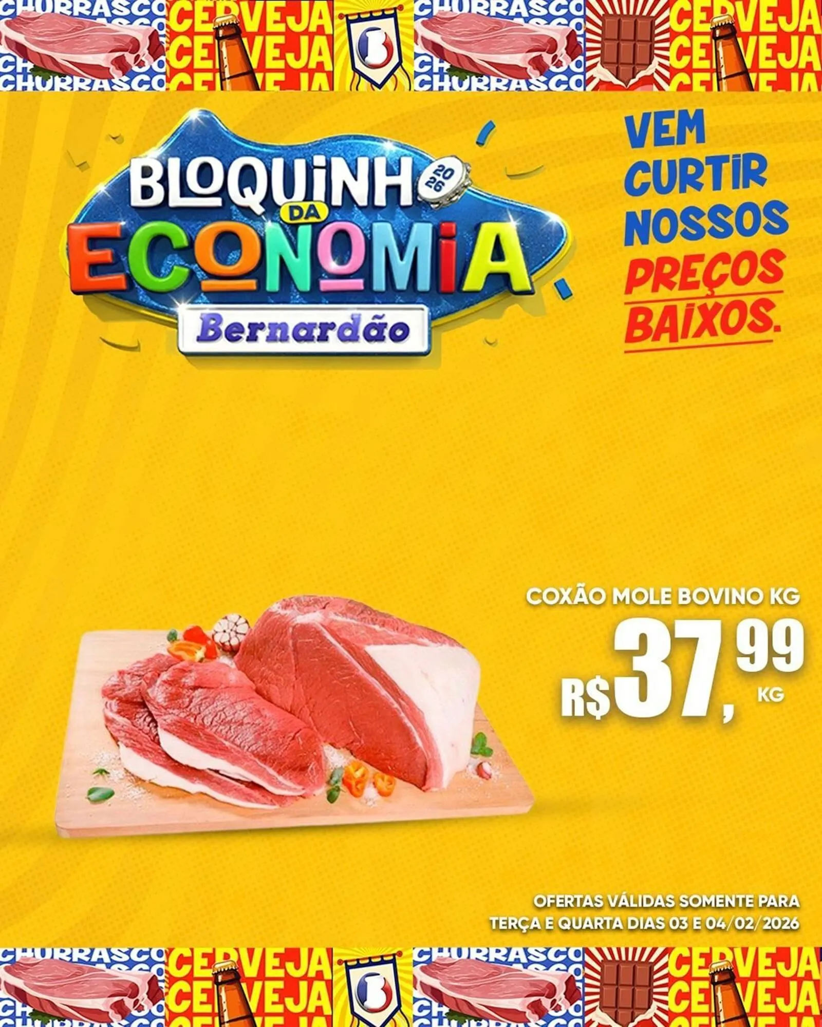 Encarte de Catálogo Supermercado Bernardão 3 de fevereiro até 4 de fevereiro 2026 - Pagina 3