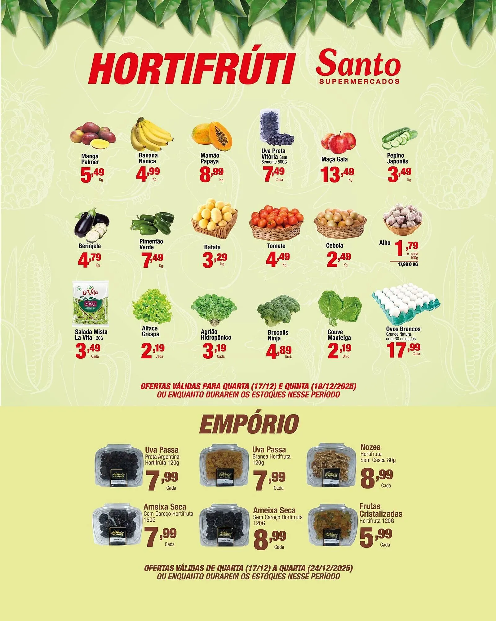 Encarte de Catálogo Santo Supermercados 17 de dezembro até 24 de dezembro 2025 - Pagina 2
