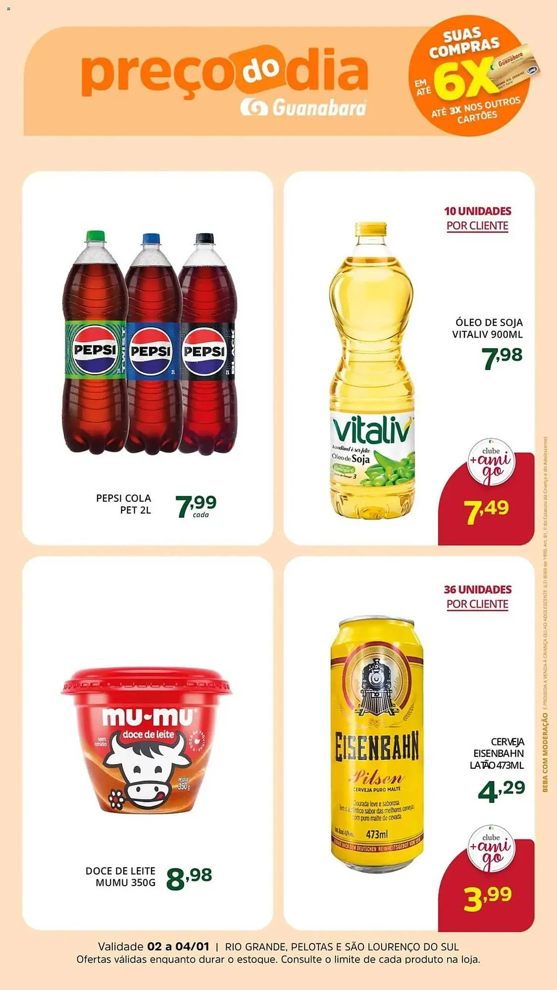 Encarte de Encarte Supermercados Guanabara 2 de janeiro até 4 de janeiro 2026 - Pagina 2