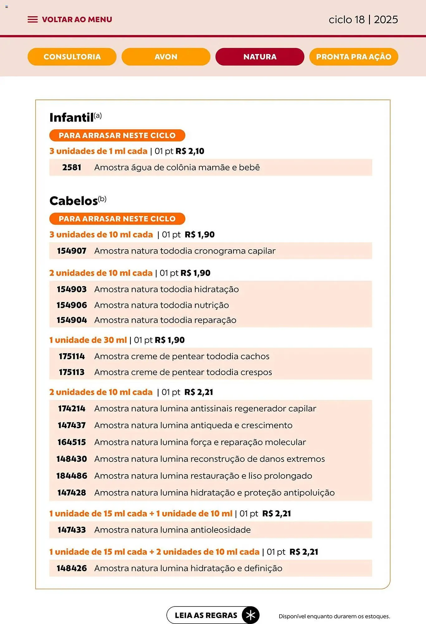 Encarte de Catálogo Avon 29 de outubro até 30 de novembro 2025 - Pagina 75