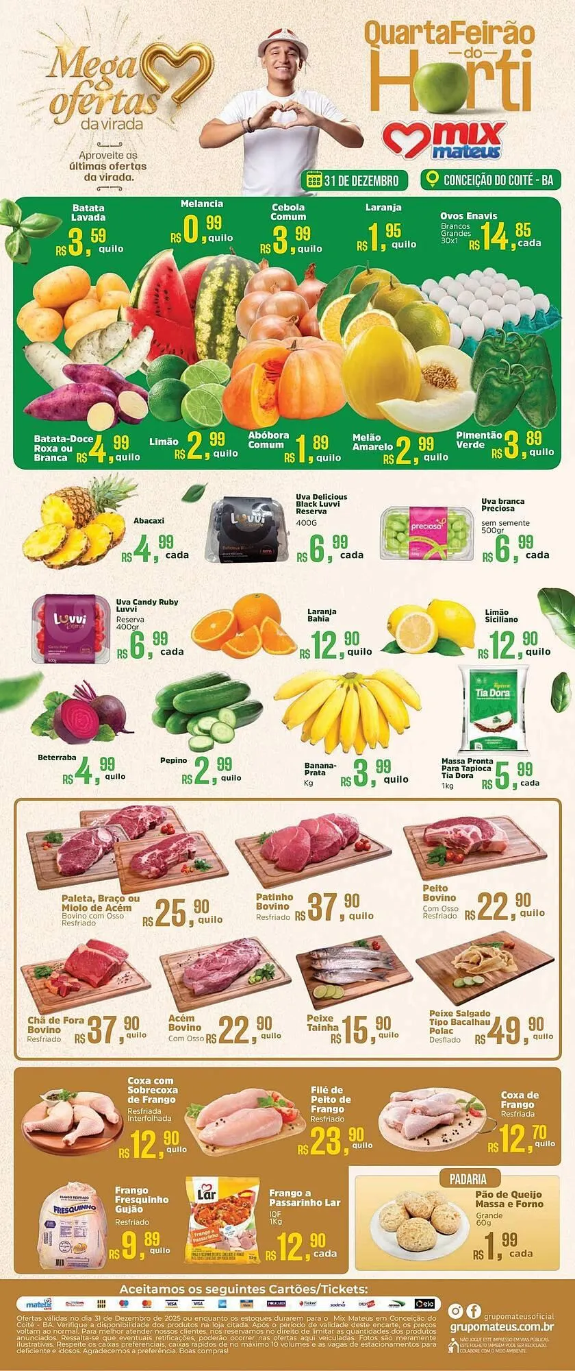 Encarte de Catálogo Supermercados Mateus 31 de dezembro até 31 de dezembro 2025 - Pagina 1