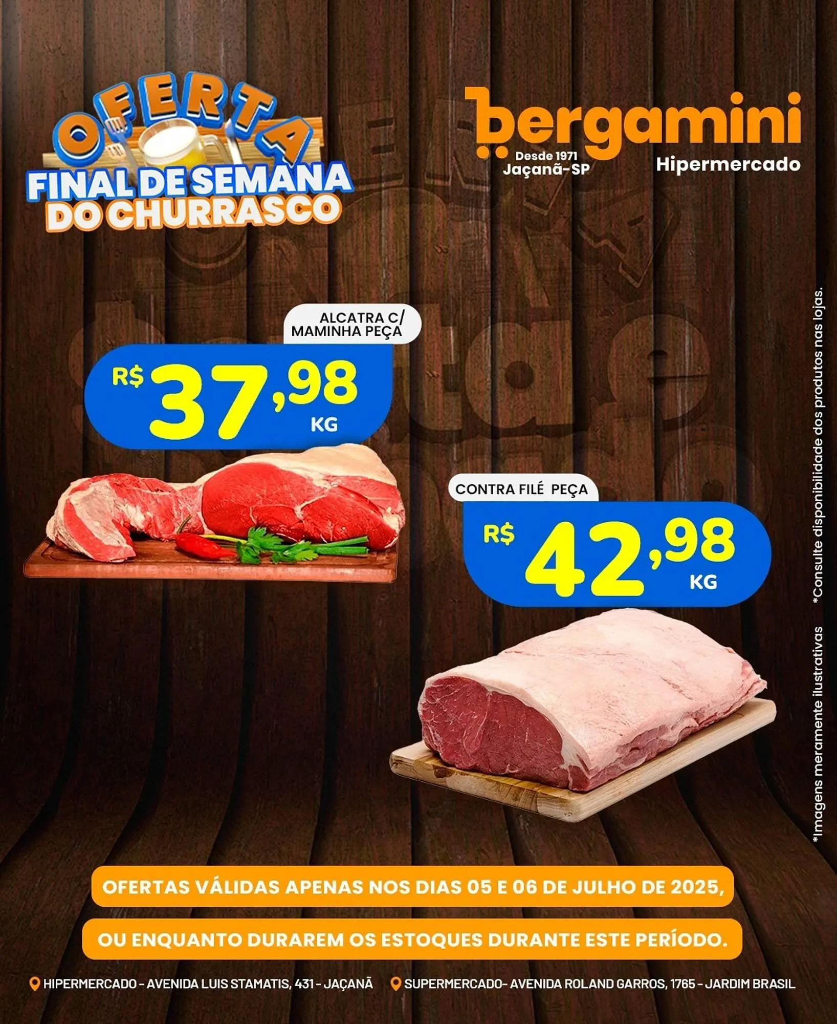 Encarte de Catálogo Supermercado Bergamini 4 de julho até 6 de julho 2025 - Pagina 1