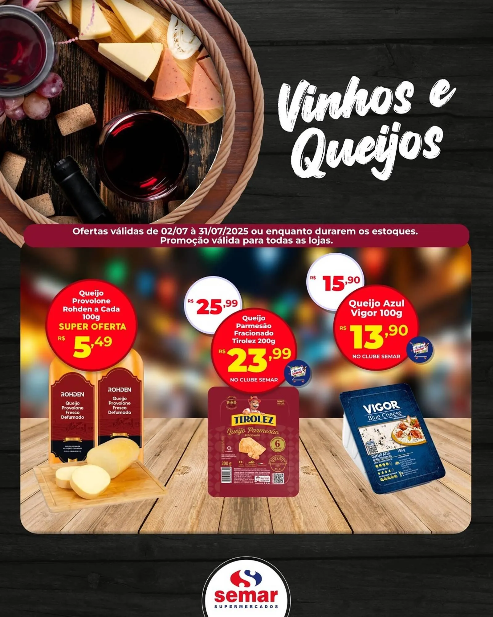 Encarte de Catálogo Semar Supermercado 12 de julho até 31 de julho 2025 - Pagina 2