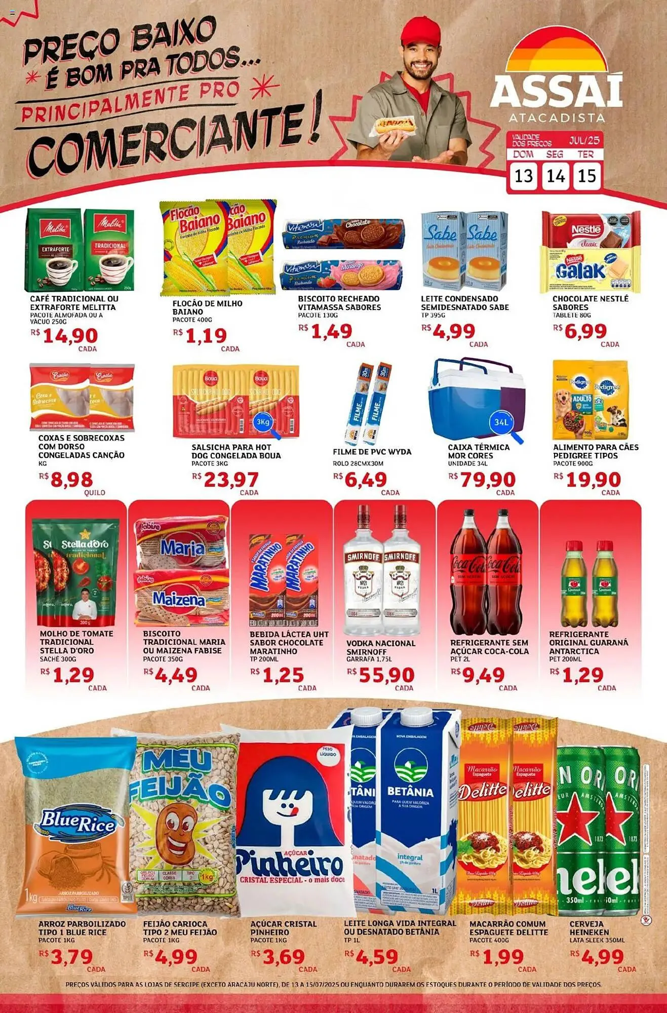 Encarte de Catálogo Assaí Atacadista 13 de julho até 15 de julho 2025 - Pagina 1