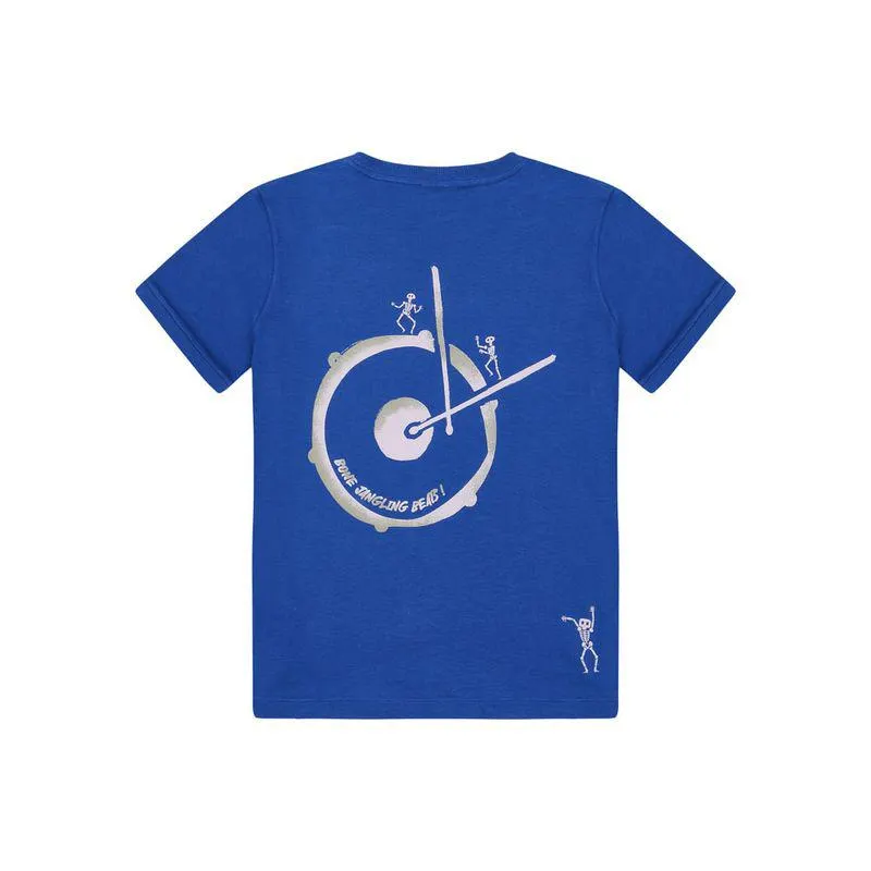 Camiseta Bone Jangling Beats Azul Royal