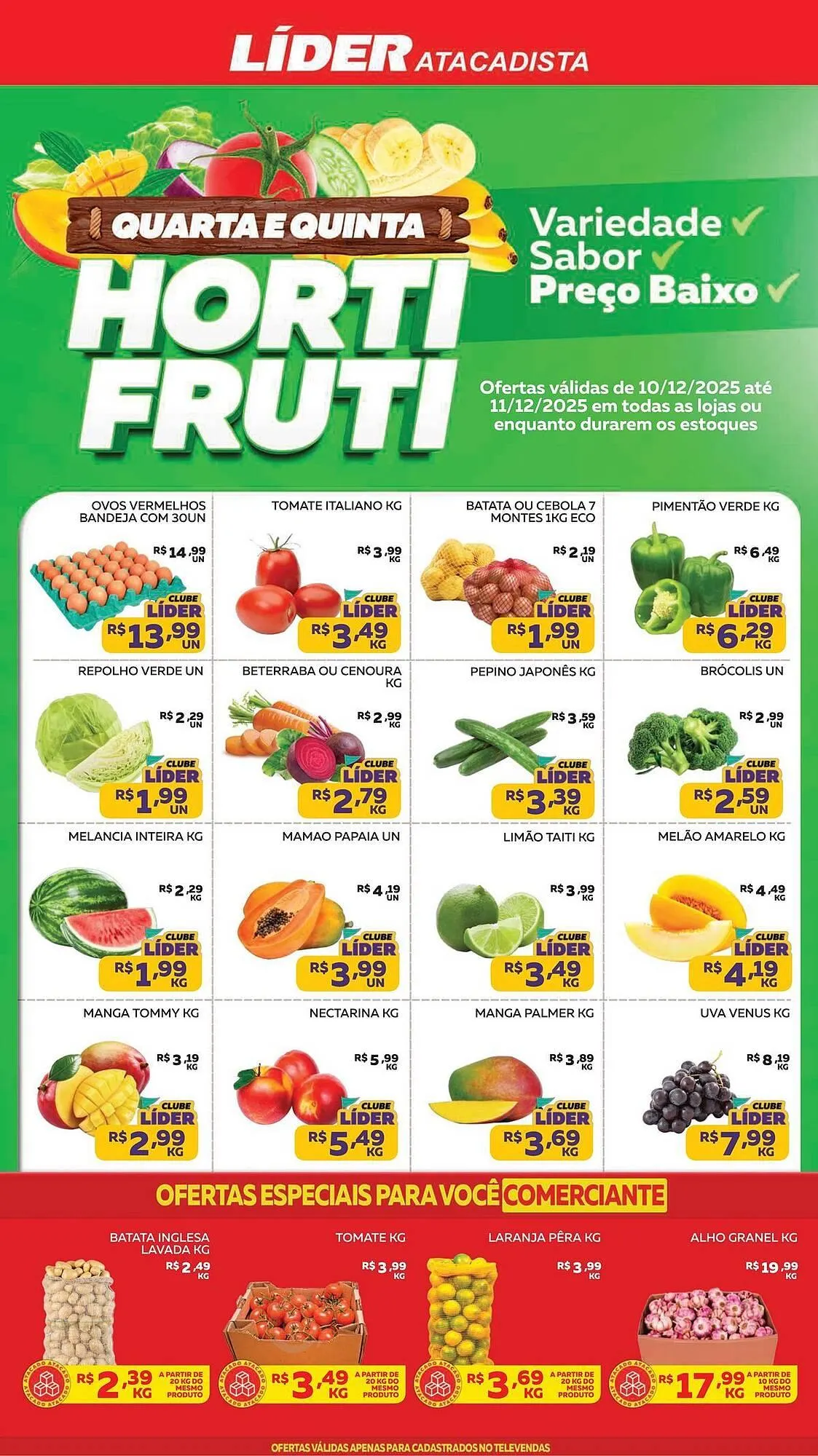 Encarte de Encarte Lider Atacadista 10 de dezembro até 11 de dezembro 2025 - Pagina 1