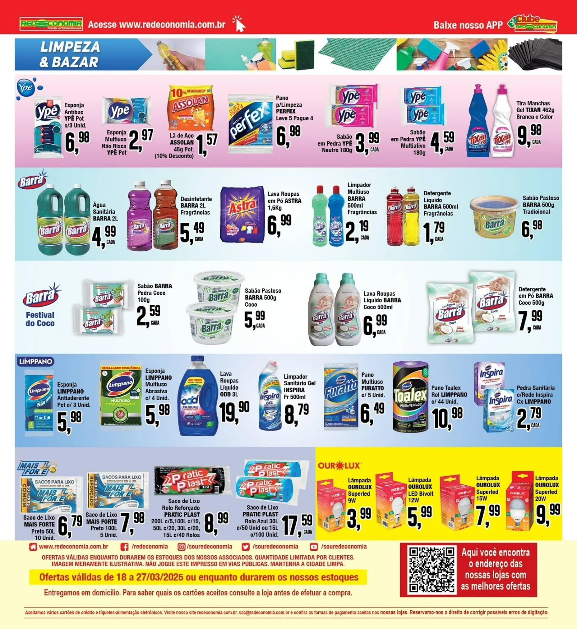 Encarte de Catálogo Rede Economia 18 de março até 27 de março 2025 - Pagina 16