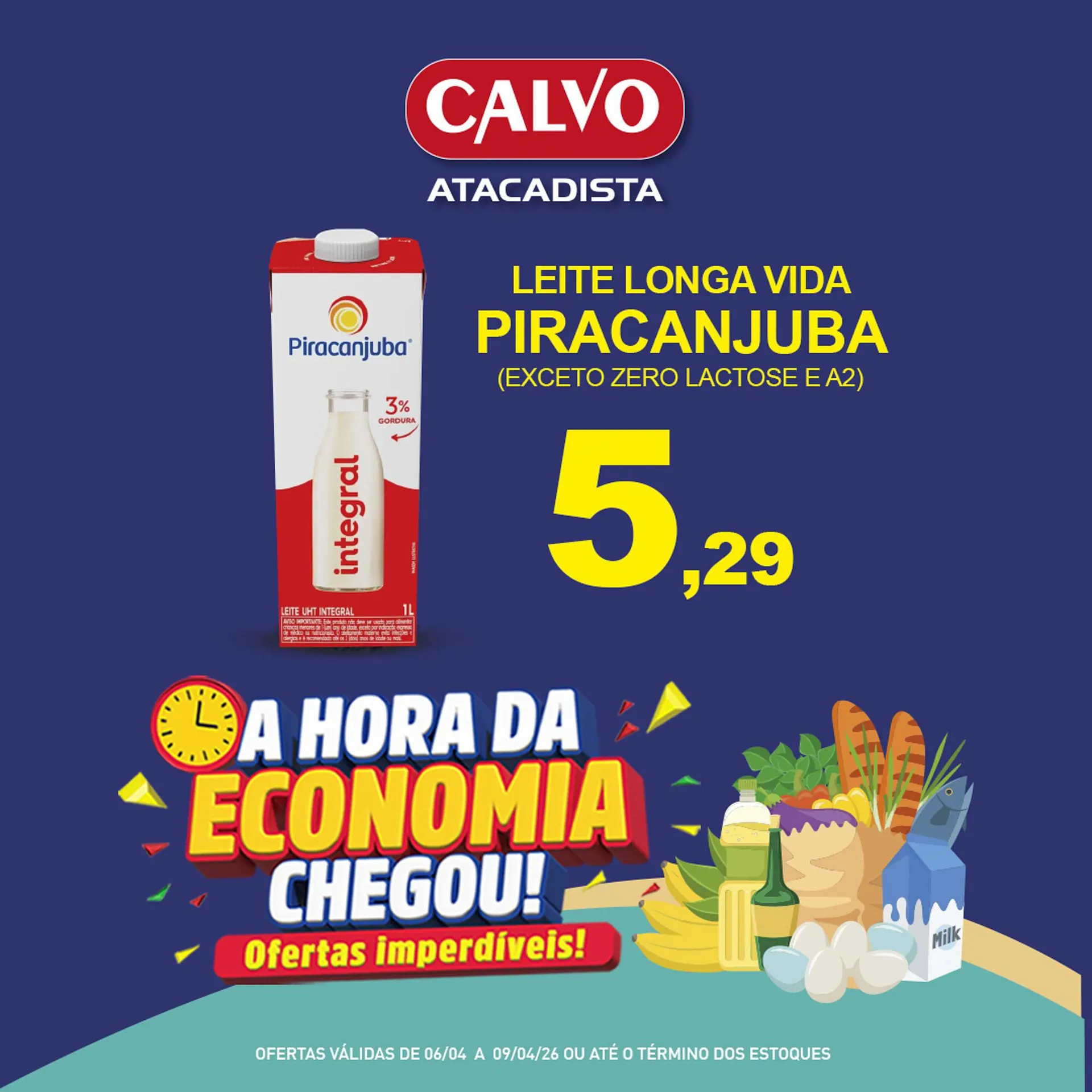 Encarte de Folheto Calvo Atacadista 7 de abril até 9 de abril 2026 - Pagina 1