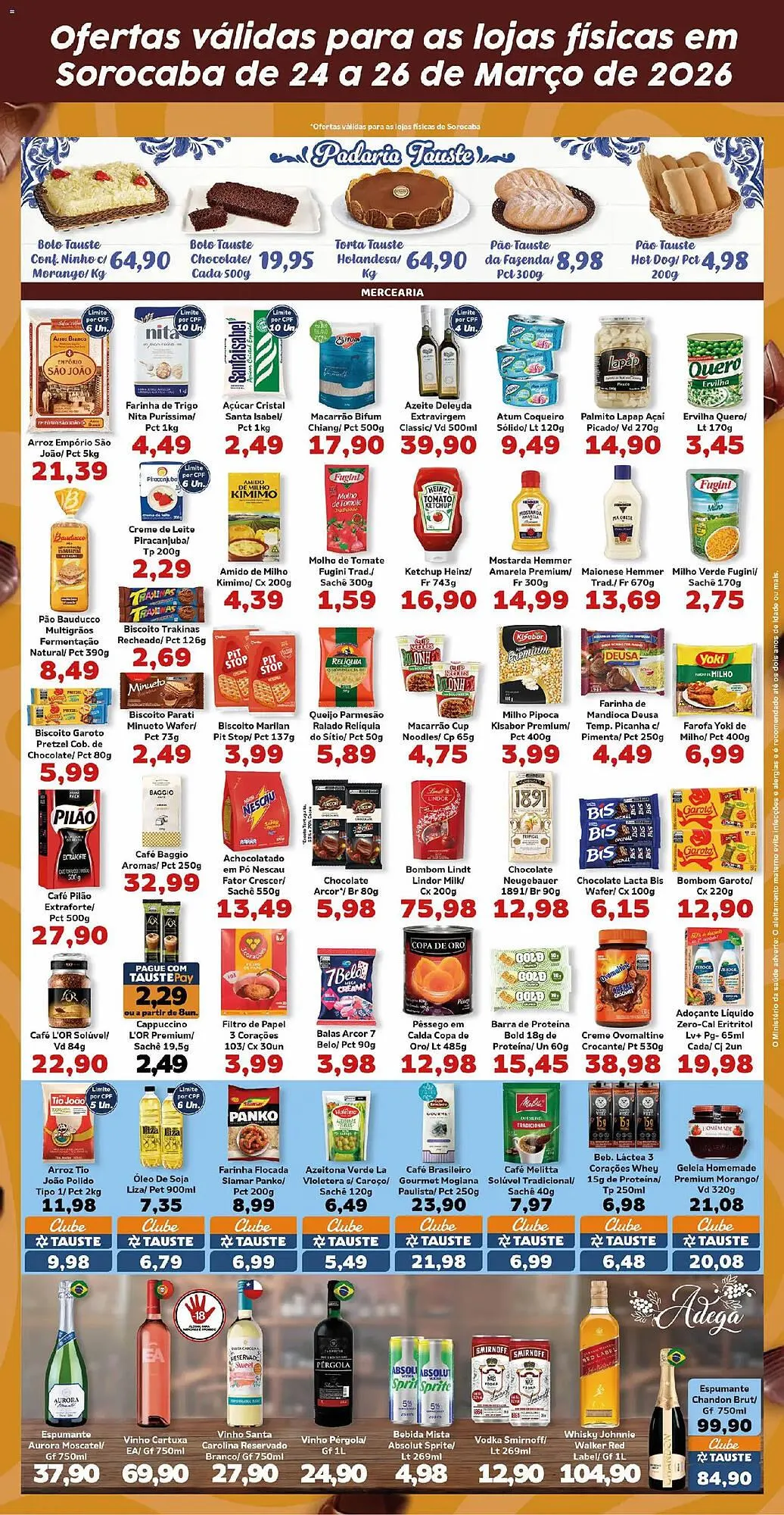 Encarte de Catálogo Supermercados Tauste 24 de março até 27 de março 2026 - Pagina 3
