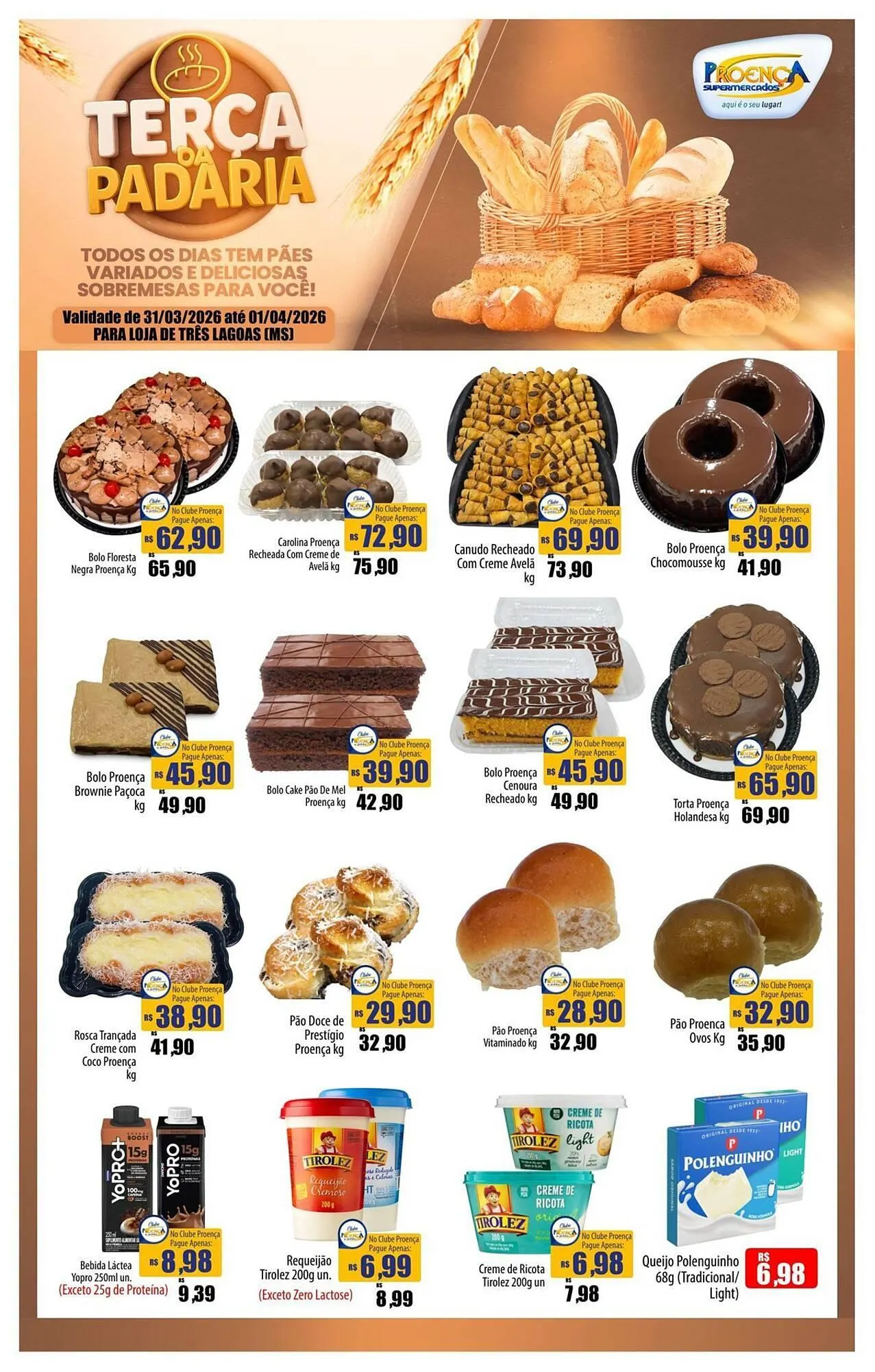 Encarte de Catálogo Proença Supermercados 31 de março até 1 de abril 2026 - Pagina 1