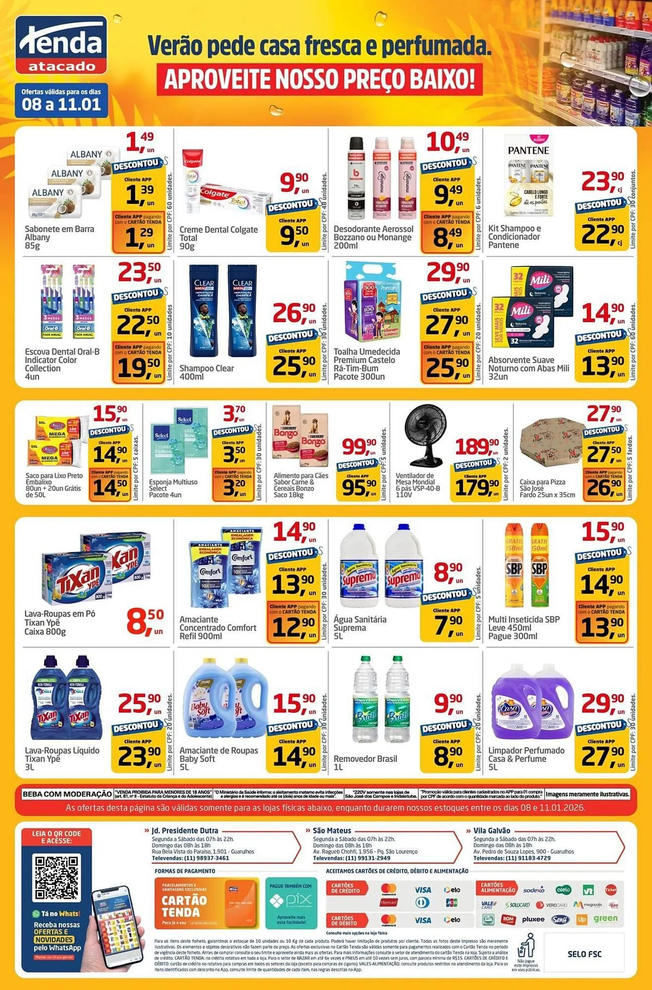 Encarte de Folheto Tenda Atacado 8 de janeiro até 11 de janeiro 2026 - Pagina 4