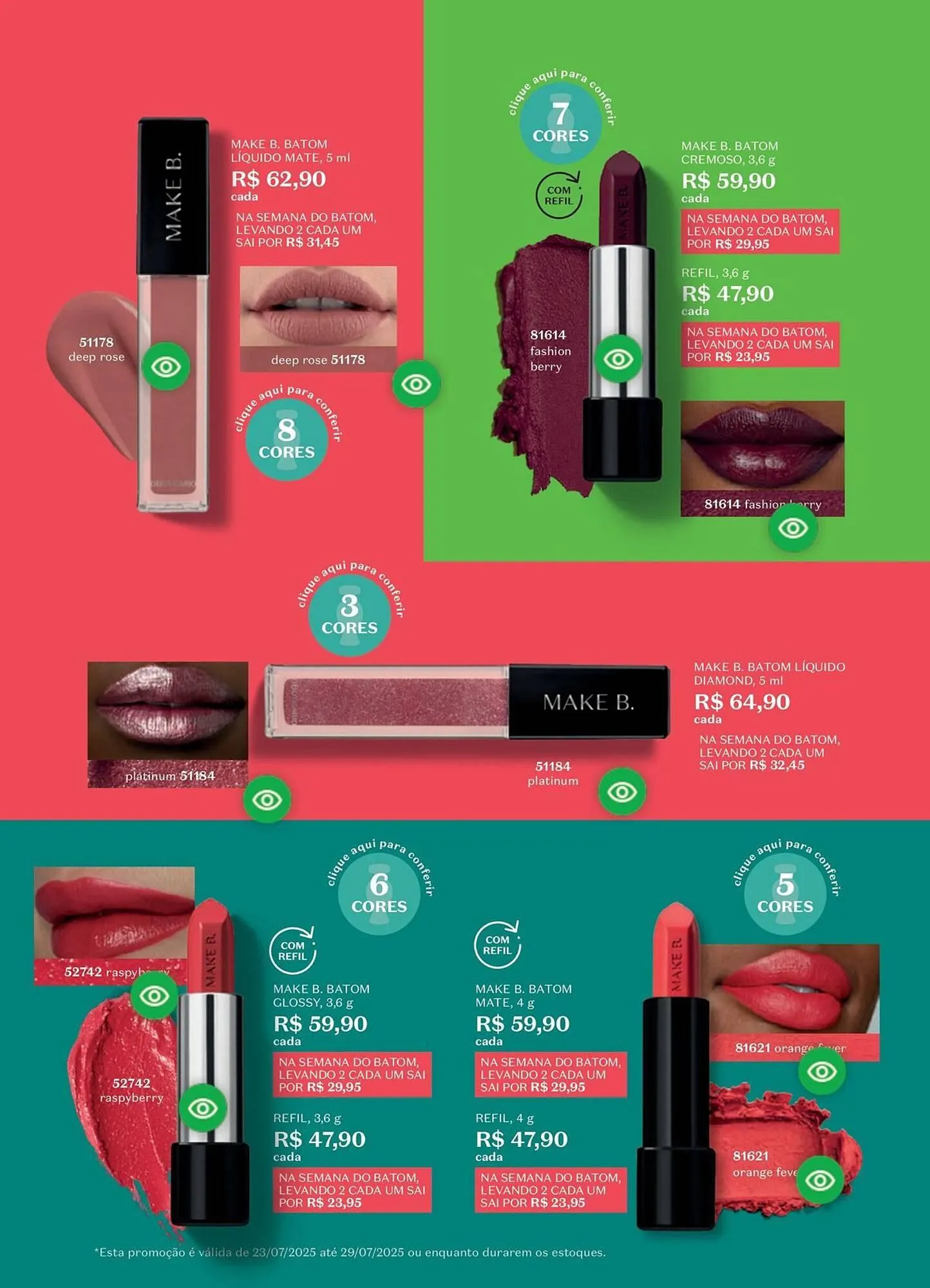 Encarte de Catálogo O Boticário 23 de julho até 11 de agosto 2025 - Pagina 212