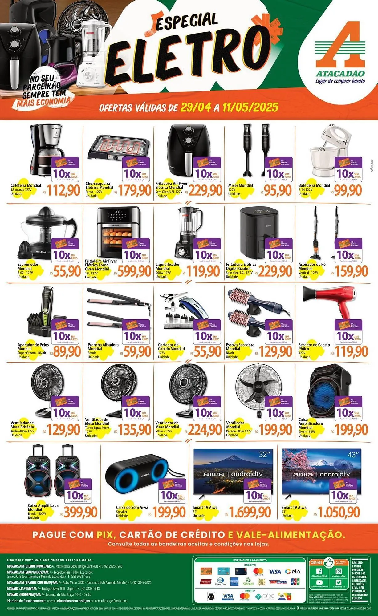 Encarte de Catálogo Atacadão 9 de maio até 11 de maio 2025 - Pagina 1