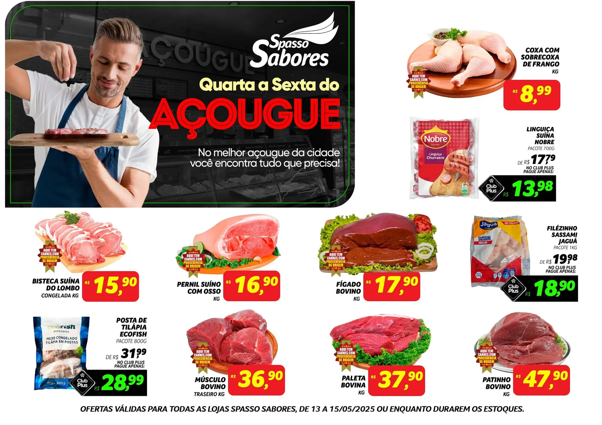 Encarte de Folheto Spasso Sabores 12 de maio até 14 de maio 2026 - Pagina 1