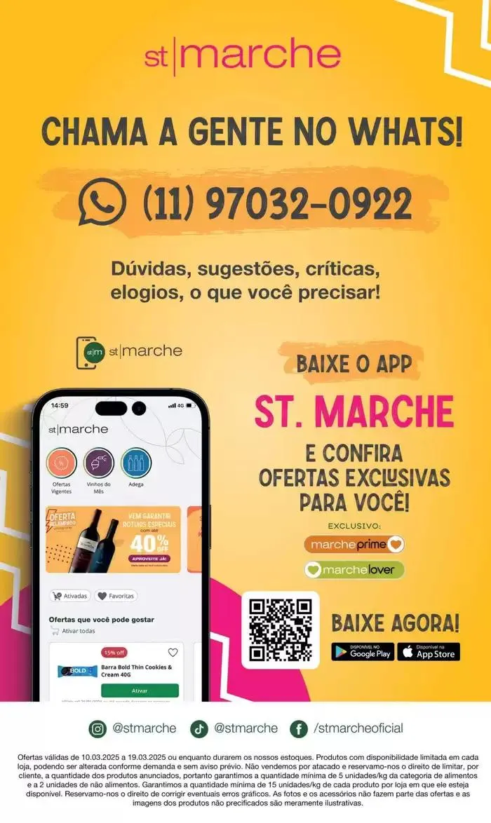Encarte de Ofertas St Marche 11 de março até 19 de março 2025 - Pagina 19