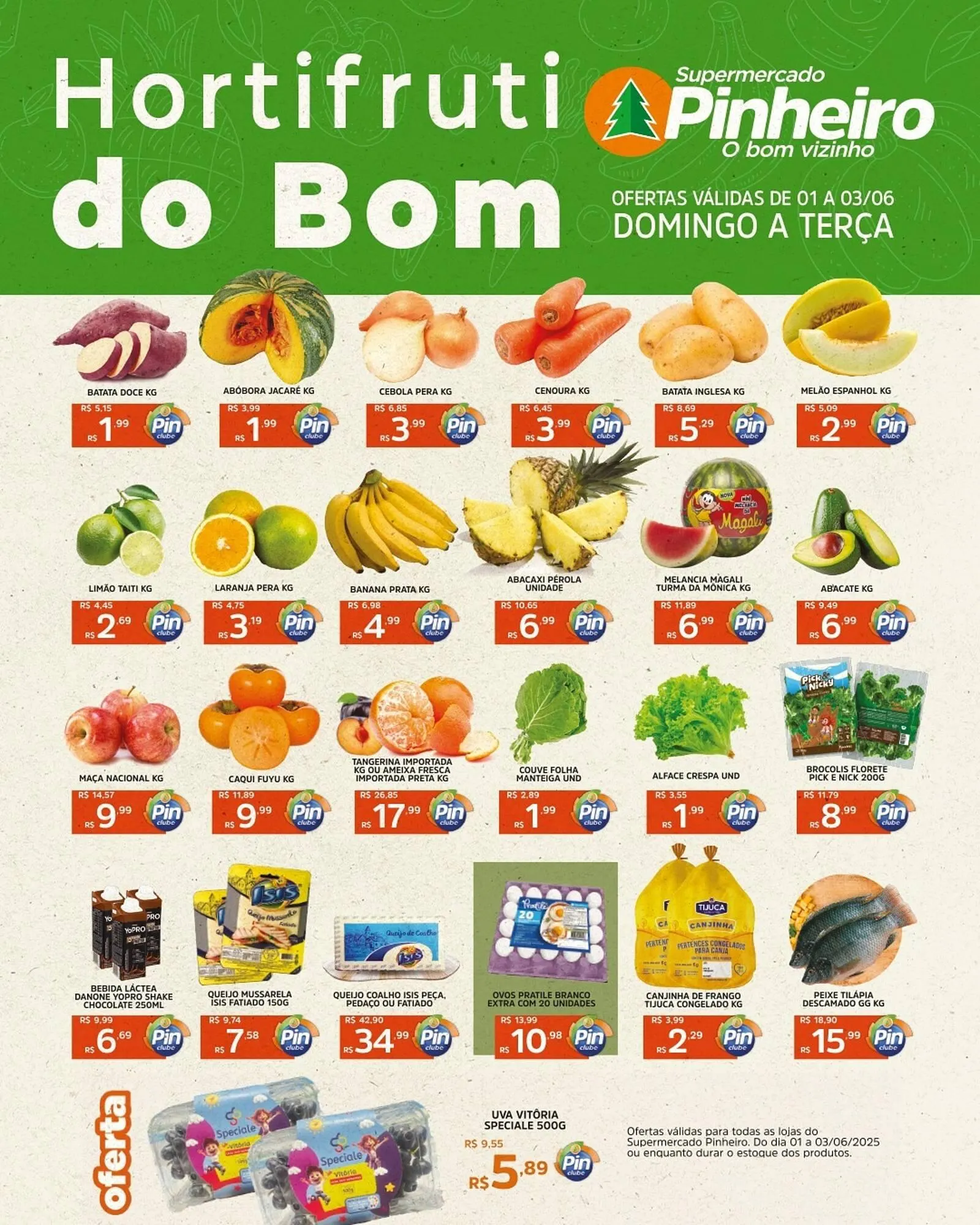 Encarte de Catálogo Pinheiro Supermercado 1 de junho até 3 de junho 2025 - Pagina 2