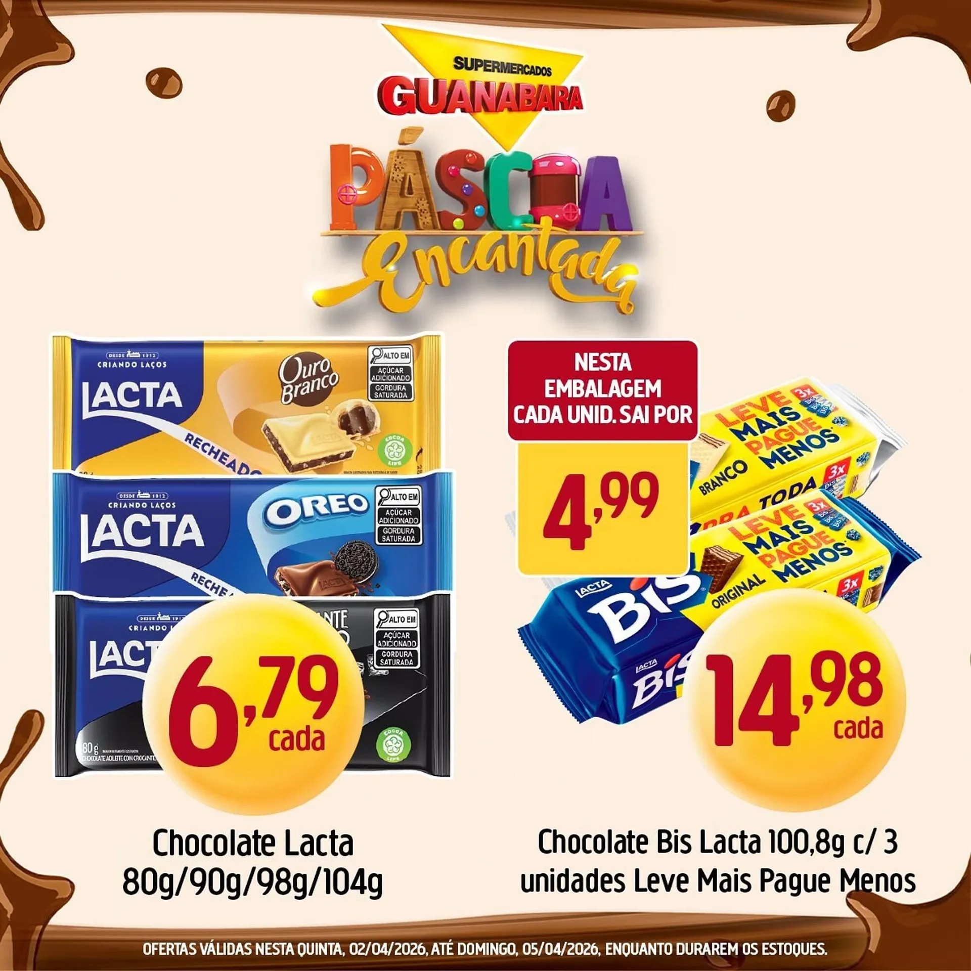 Encarte de Encarte Supermercados Guanabara 2 de abril até 5 de abril 2026 - Pagina 1