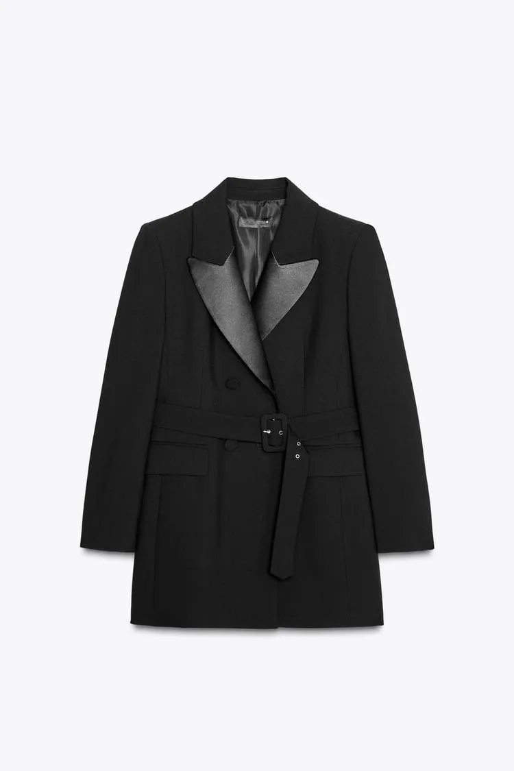 BLAZER VESTIDO COM CINTO