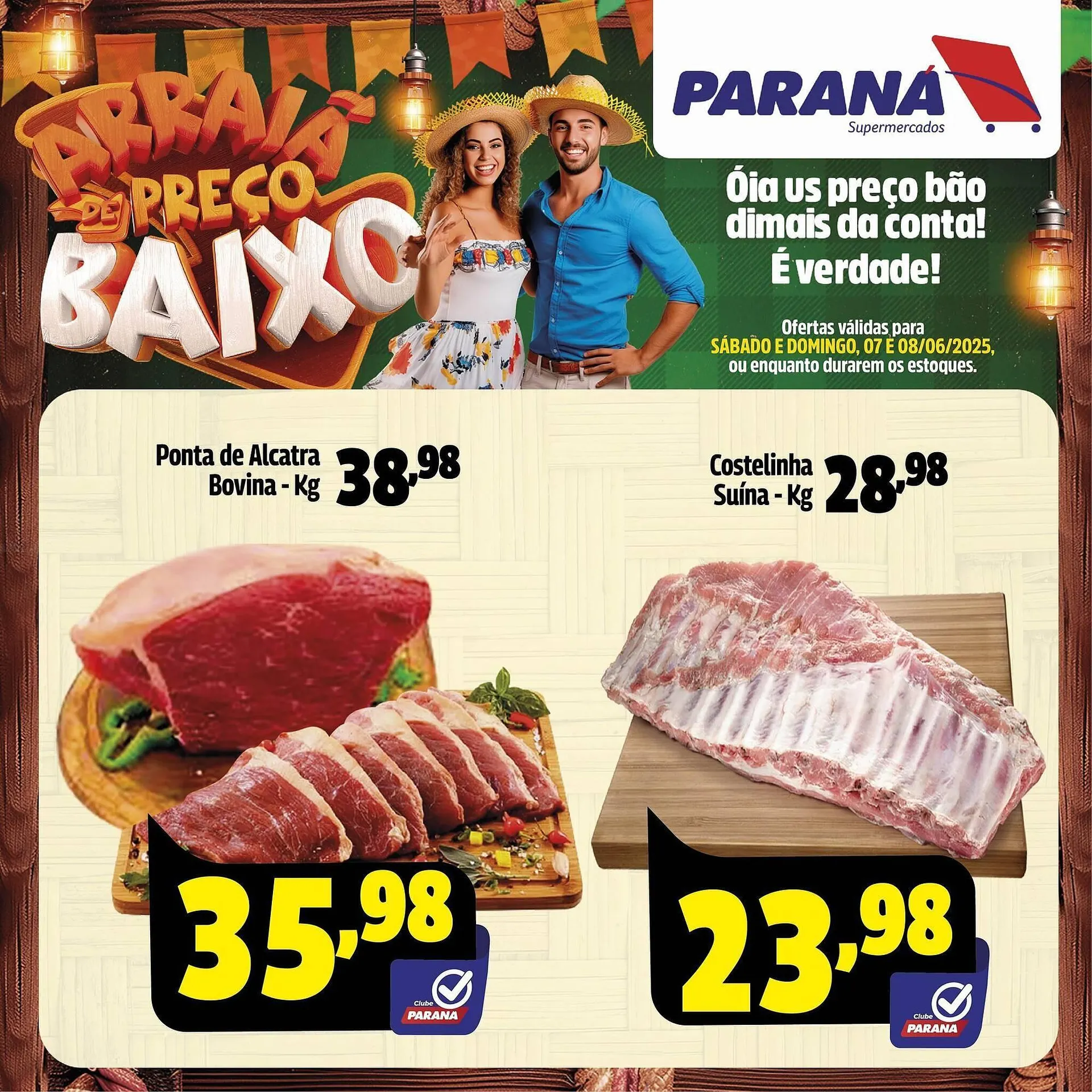 Encarte de Catálogo Supermercado Paraná 7 de junho até 8 de junho 2025 - Pagina 1