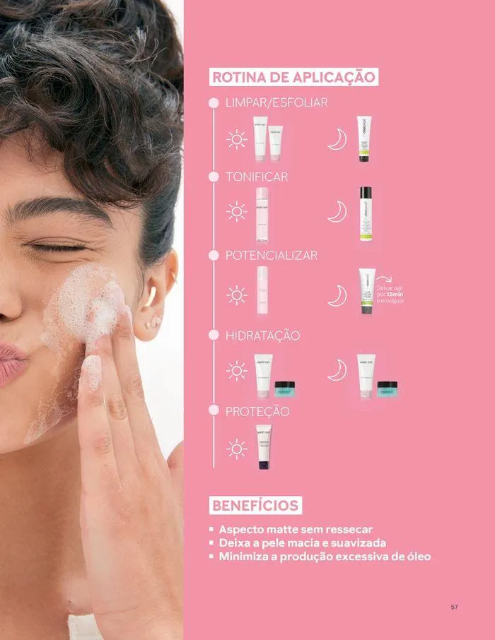 Encarte de Cartilha Cuidados Faciais 2 de setembro até 30 de setembro 2024 - Pagina 57