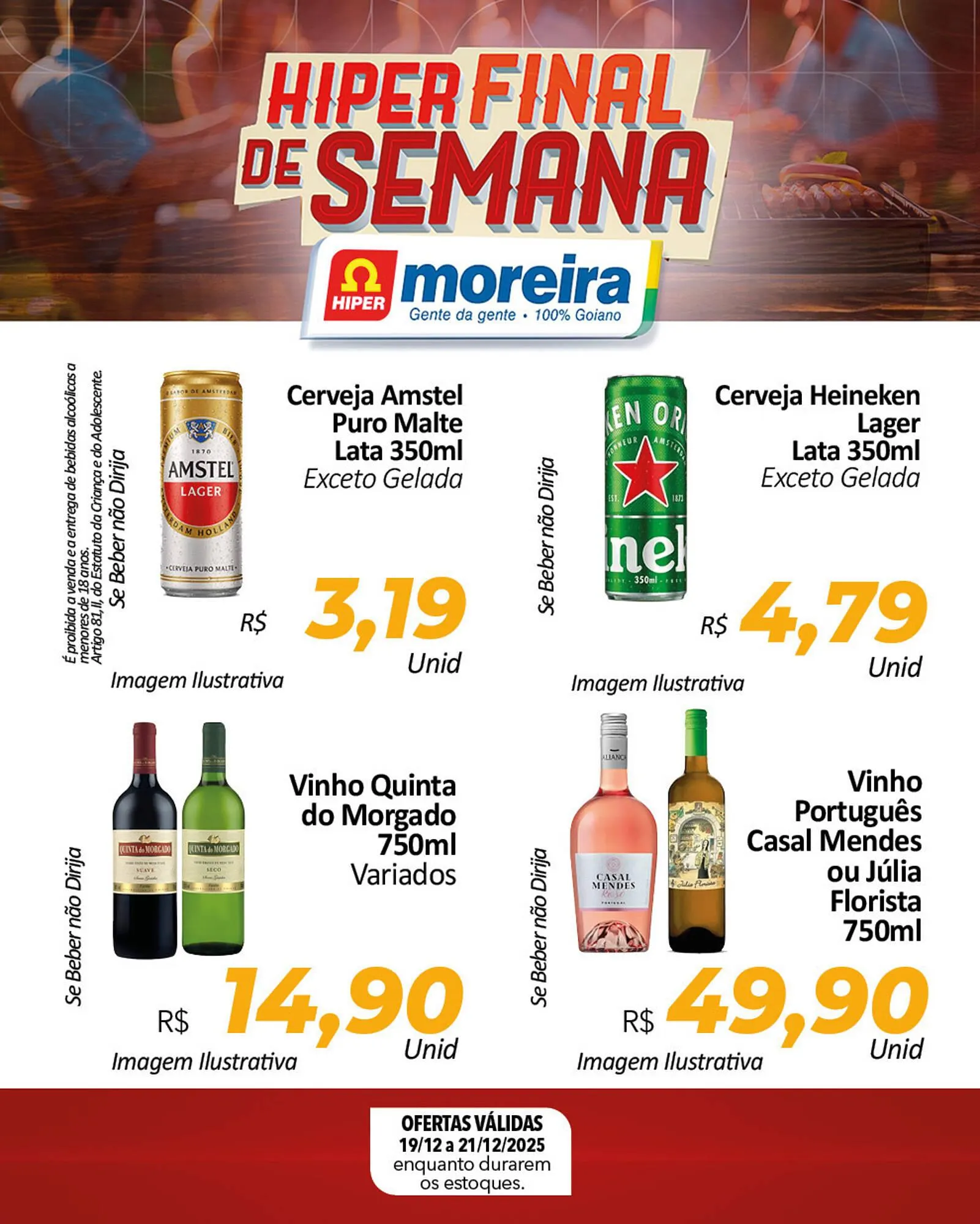 Encarte de Catálogo Hiper Moreira 19 de dezembro até 21 de dezembro 2025 - Pagina 1