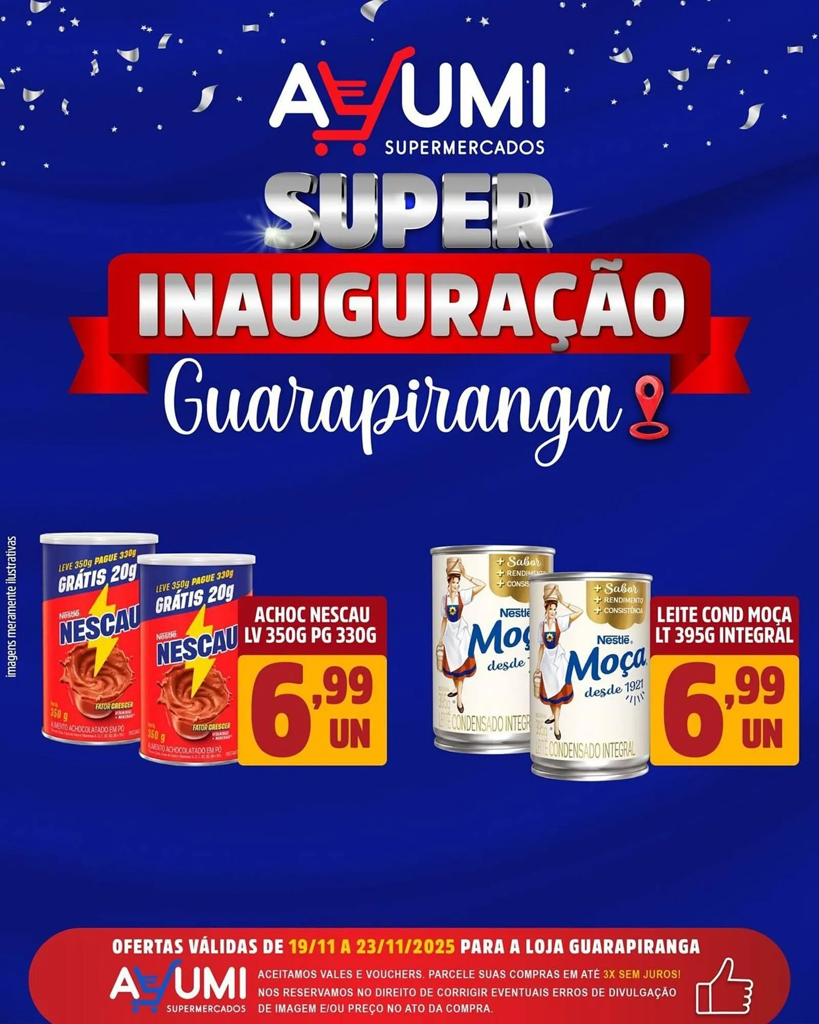 Encarte de Folheto Ayumi Supermercados 19 de novembro até 23 de novembro 2025 - Pagina 1